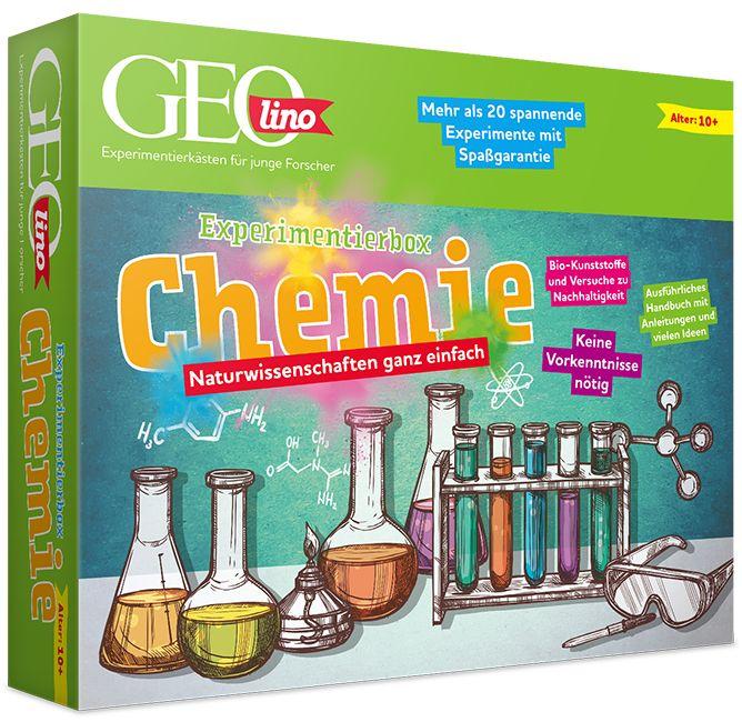 Vorderes Coverbild GEOlino - Experimentierbox Chemie