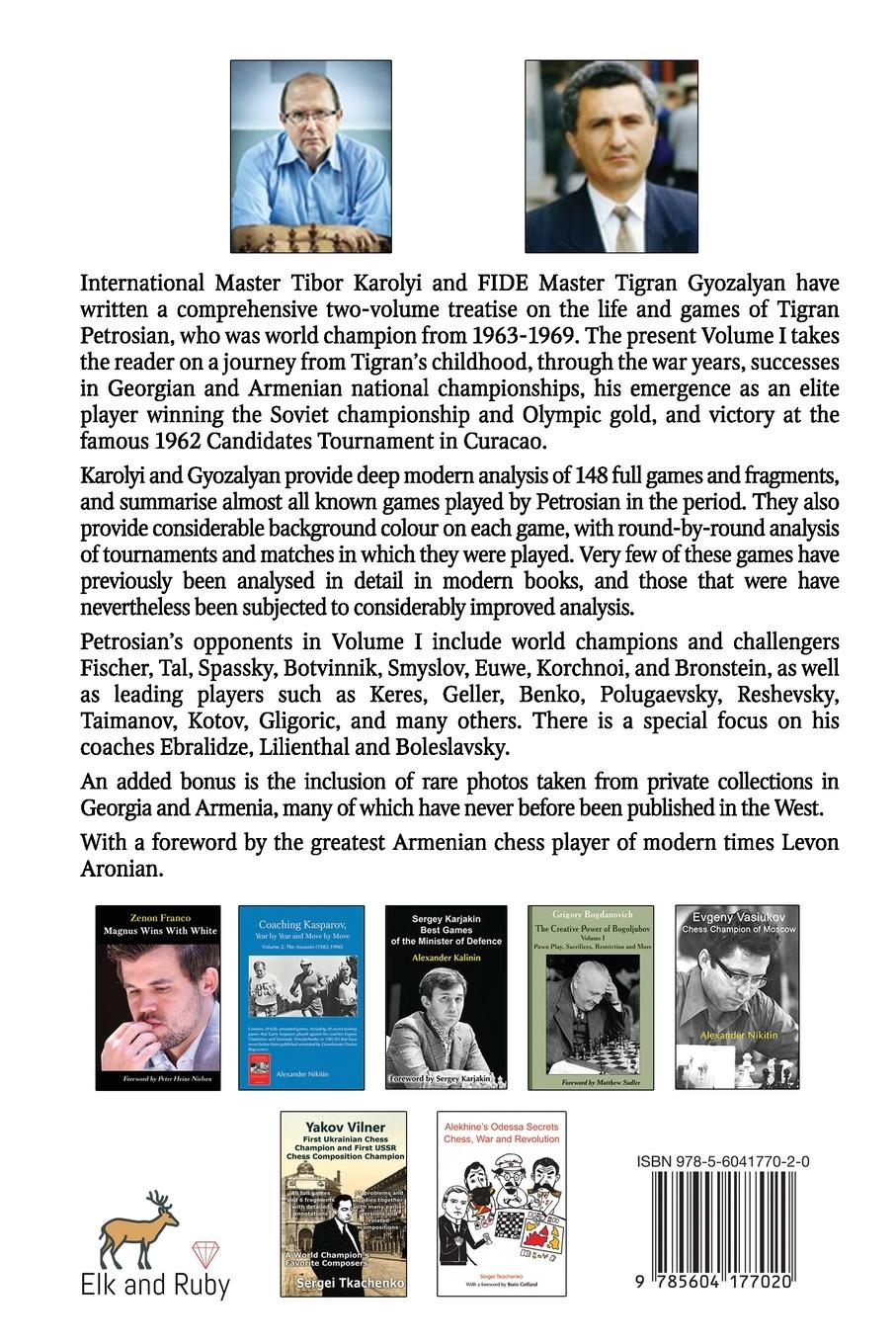 Rückseitencover Petrosian Year by Year