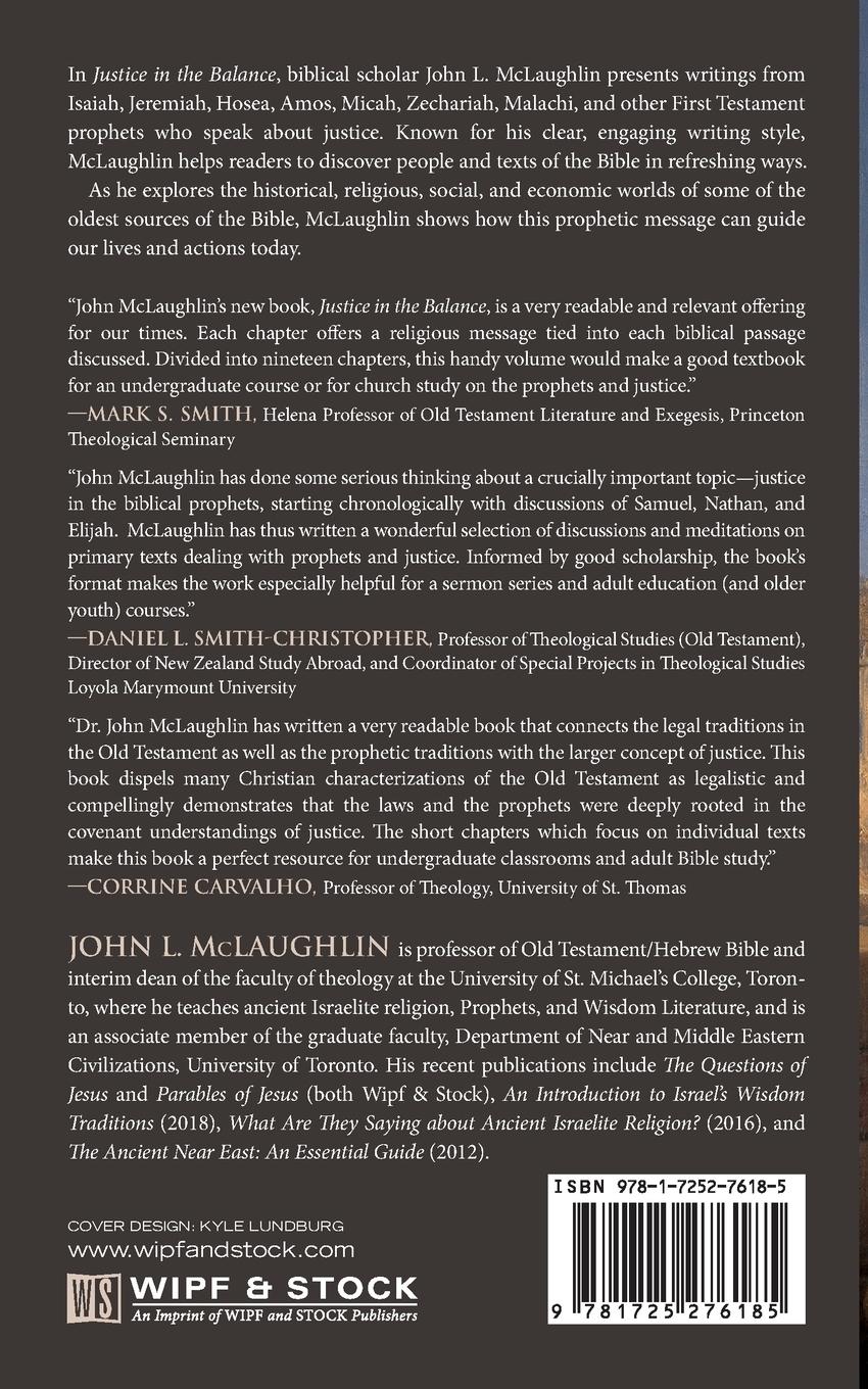 Rückseitencover Justice in the Balance