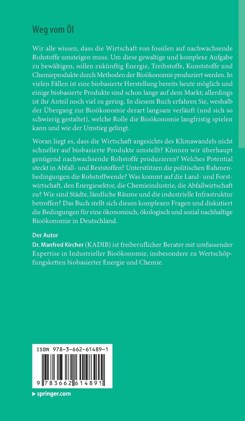 Rückseitencover Weg vom Öl