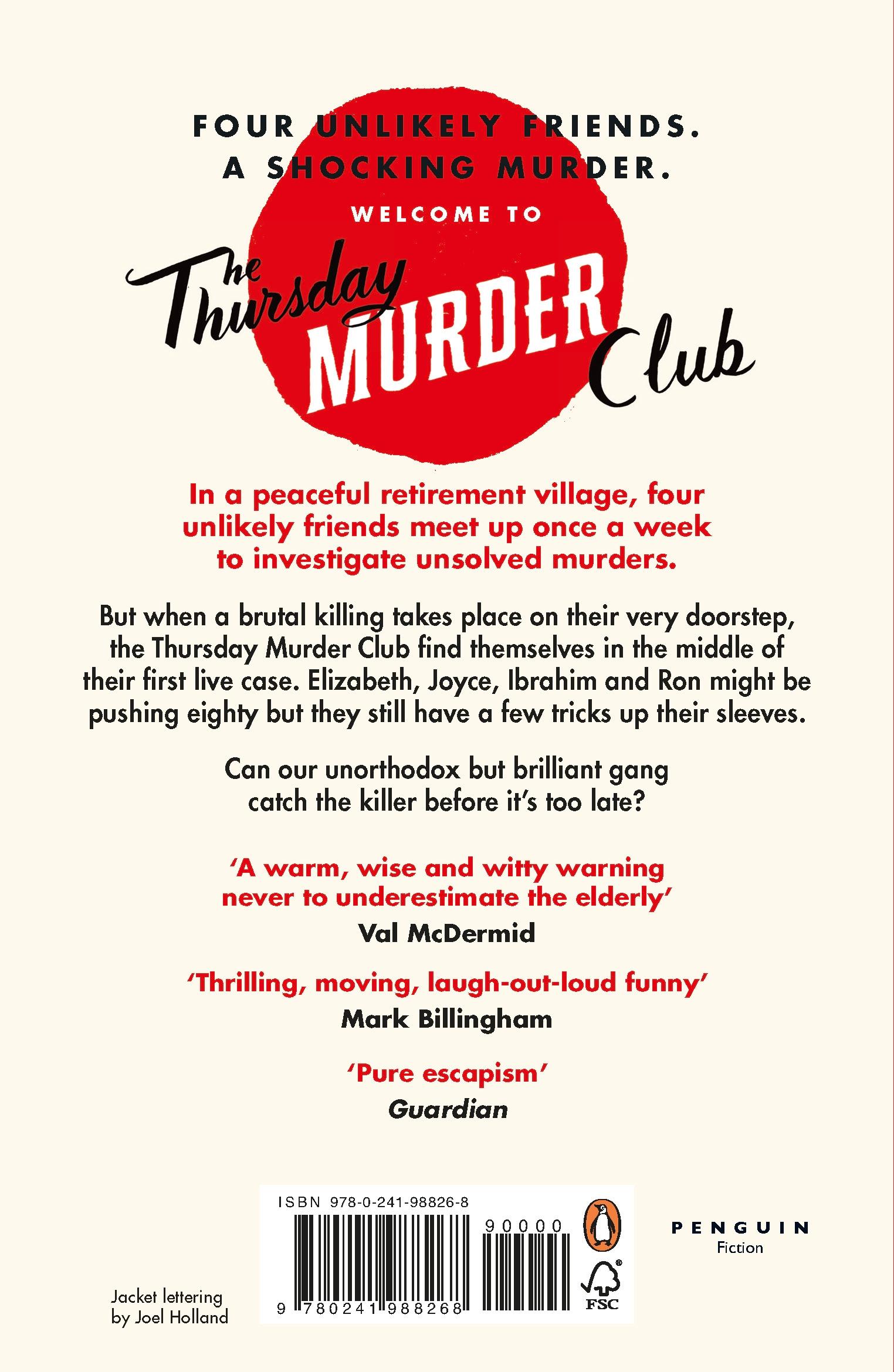 Rückseitencover The Thursday Murder Club