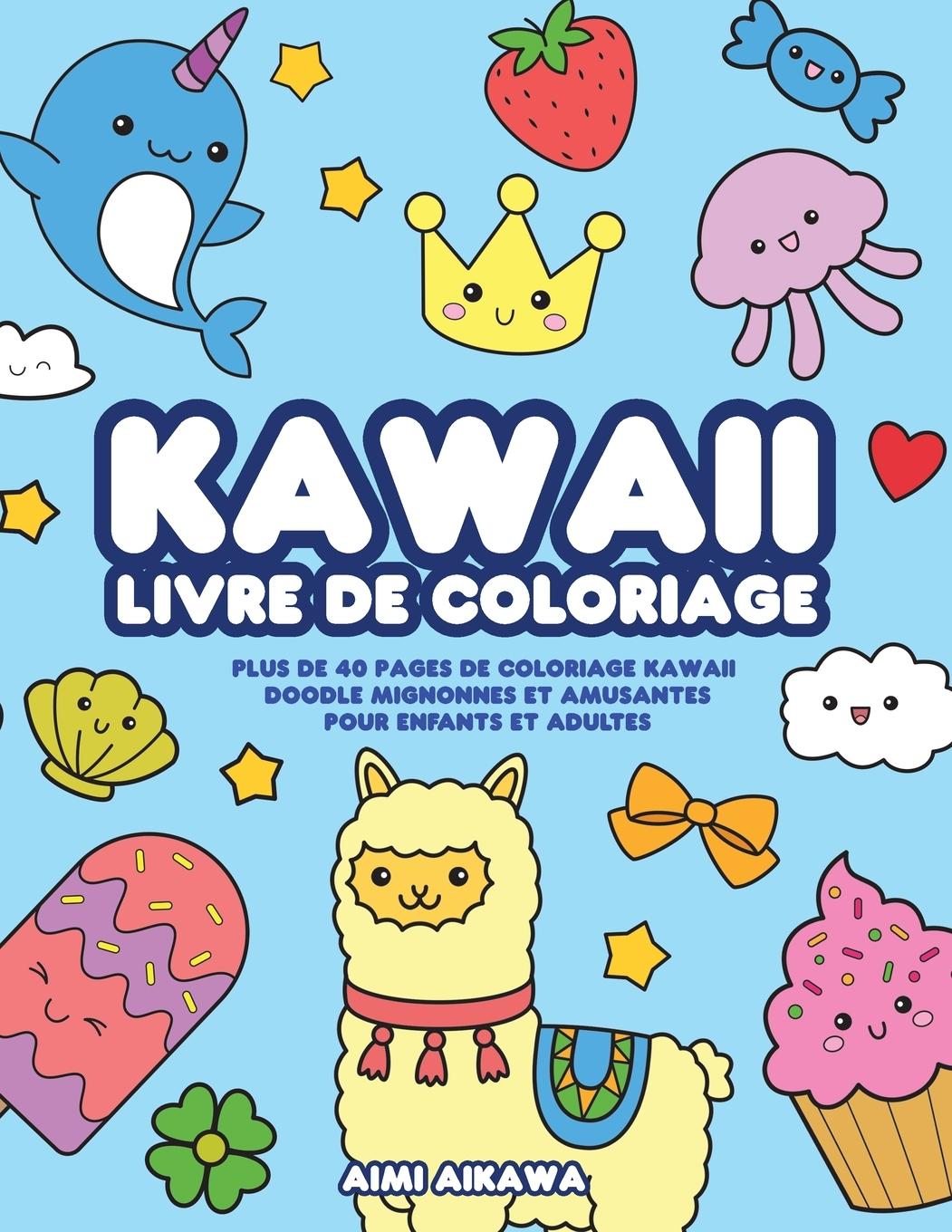 Vorderes Coverbild Kawaii livre de coloriage