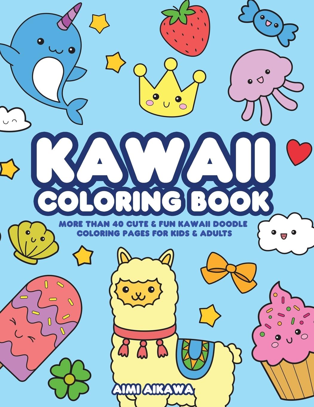 Vorderes Coverbild Kawaii Coloring Book
