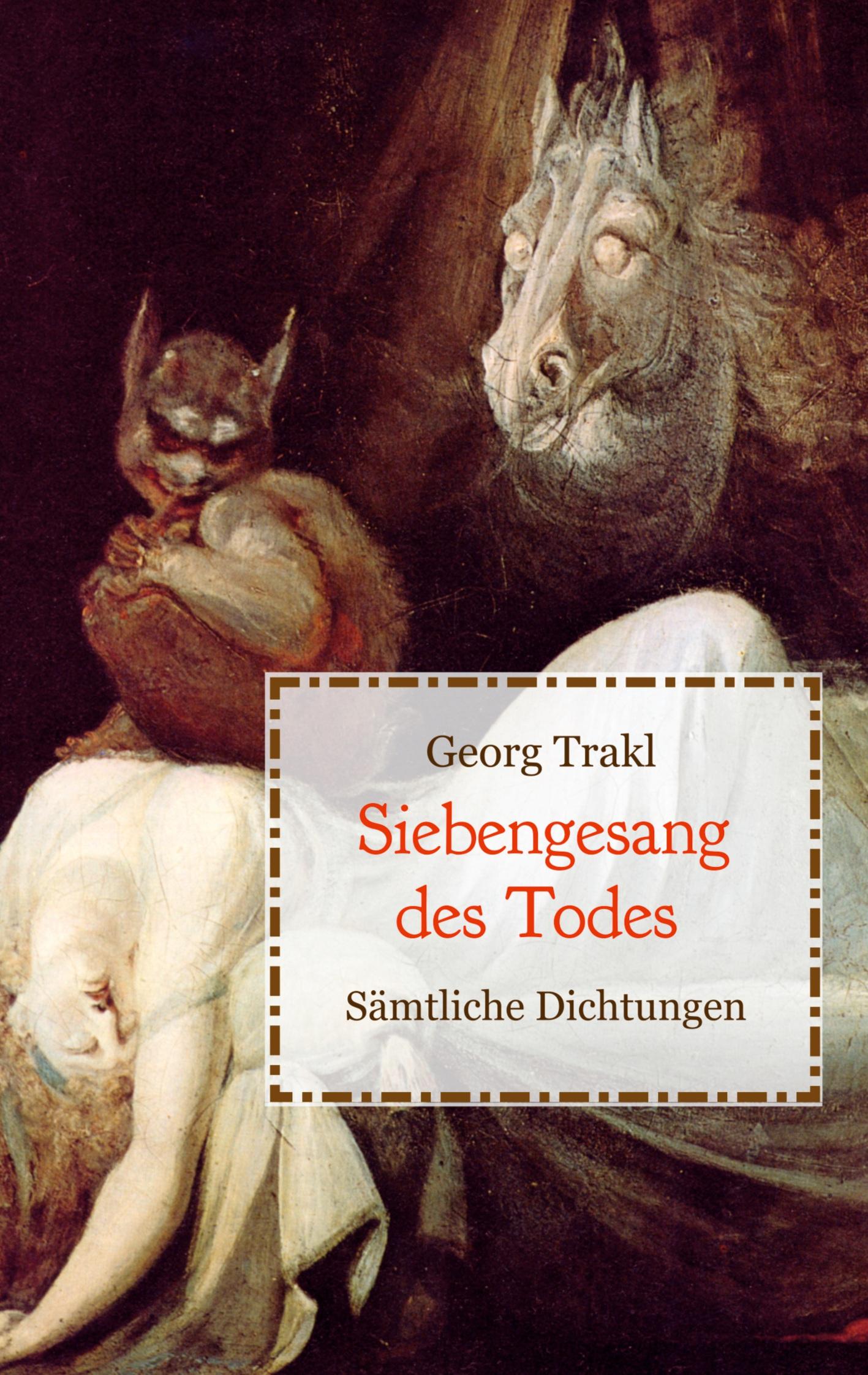Vorderes Coverbild Siebengesang des Todes - Sämtliche Dichtungen