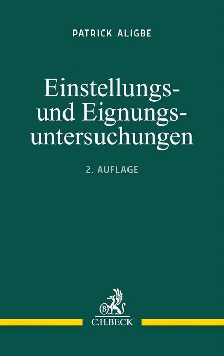 Vorderes Coverbild Einstellungs- und Eignungsuntersuchungen