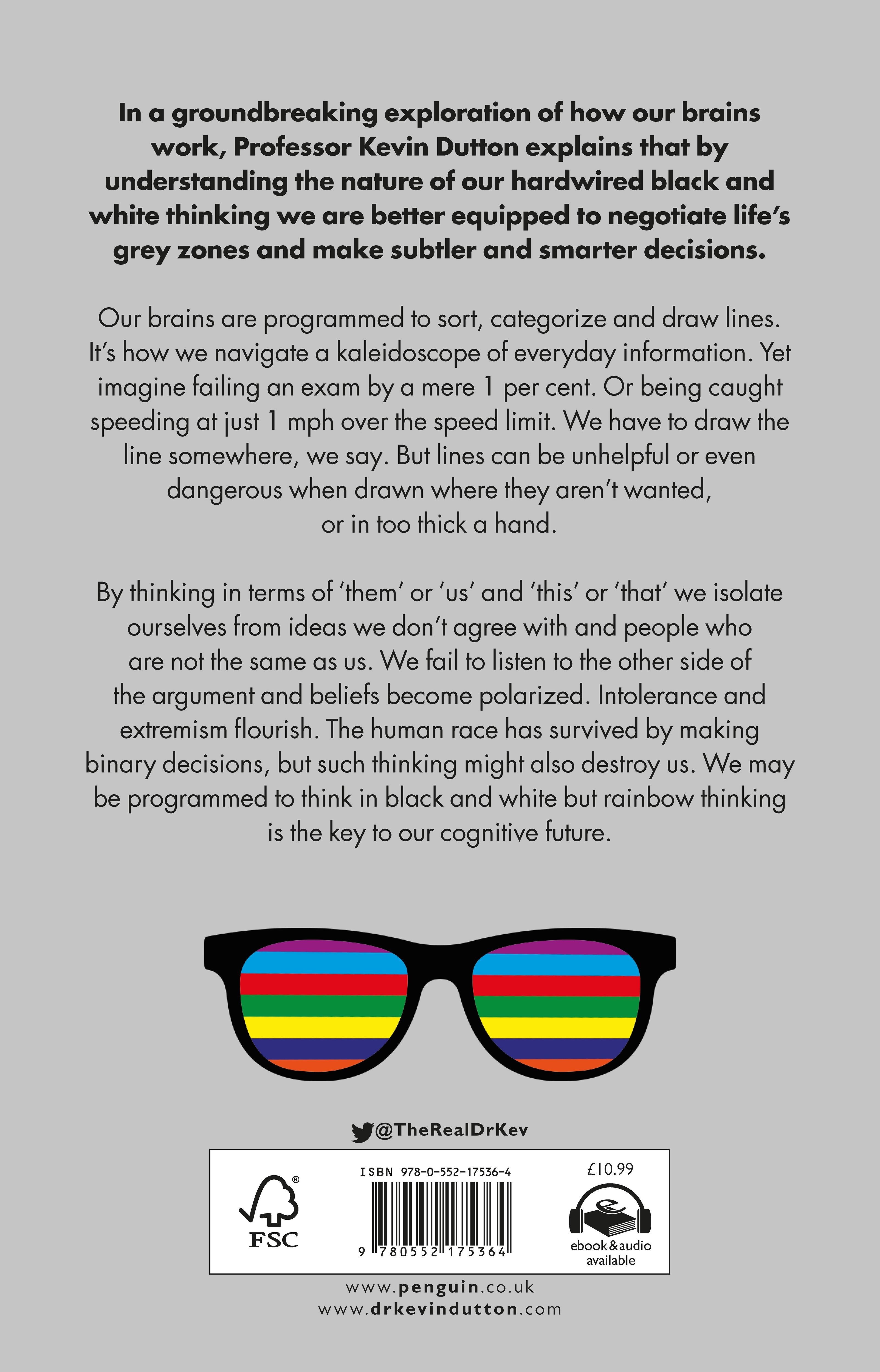 Rückseitencover Black and White Thinking