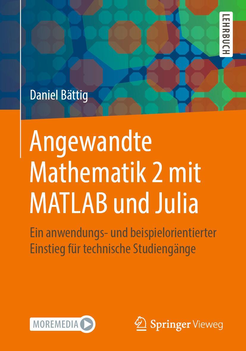Vorderes Coverbild Angewandte Mathematik 2 mit MATLAB und Julia