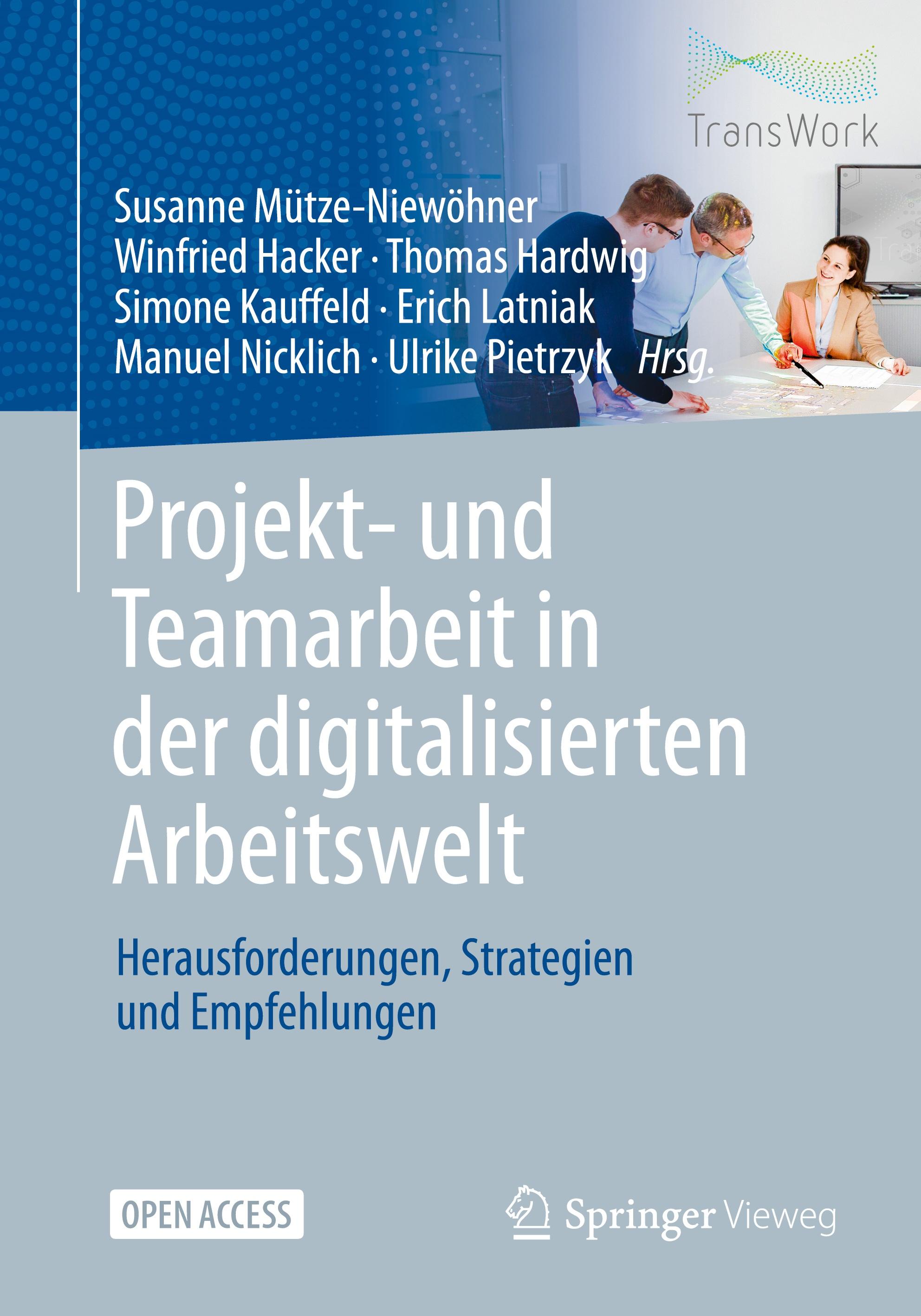 Vorderes Coverbild Projekt- und Teamarbeit in der digitalisierten Arbeitswelt