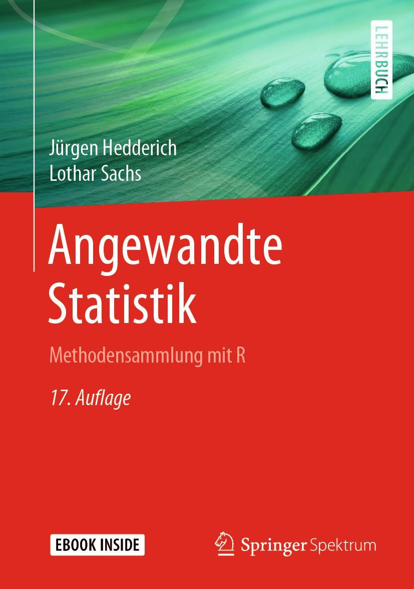 Vorderes Coverbild Angewandte Statistik