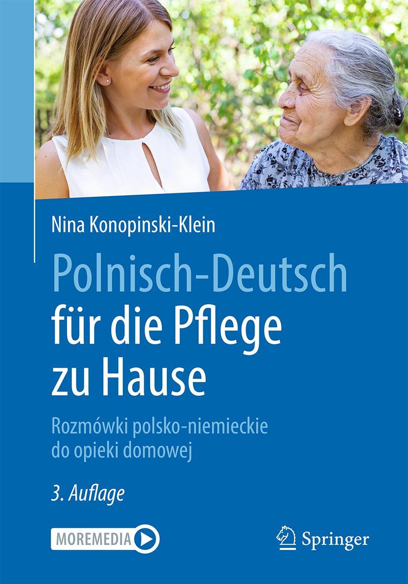 Vorderes Coverbild Polnisch-Deutsch für die Pflege zu Hause
