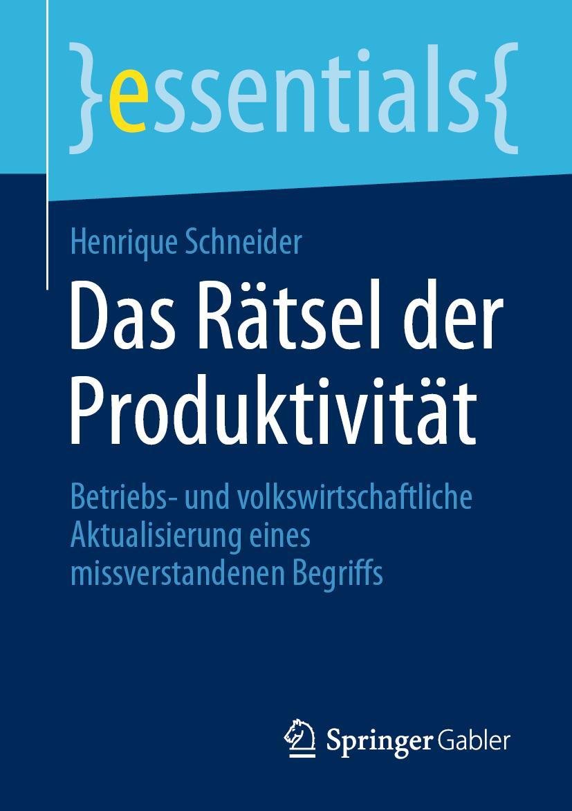Vorderes Coverbild Das Rätsel der Produktivität