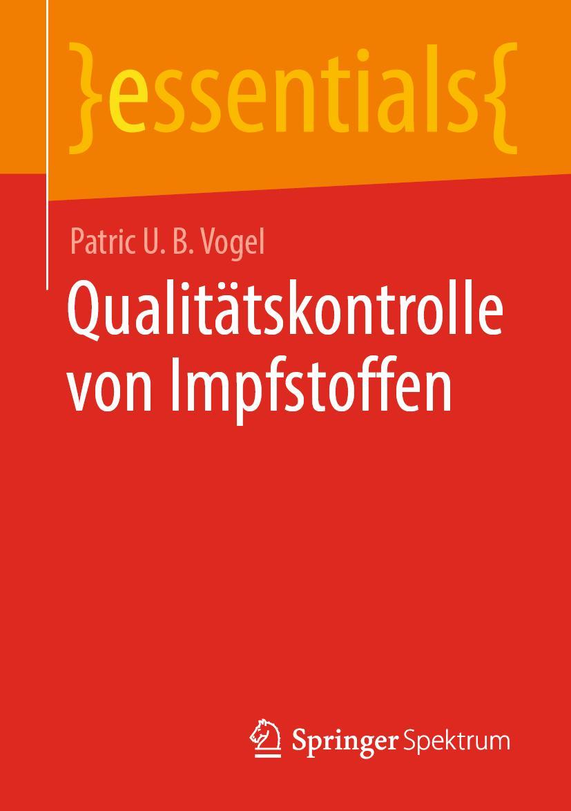 Vorderes Coverbild Qualitätskontrolle von Impfstoffen