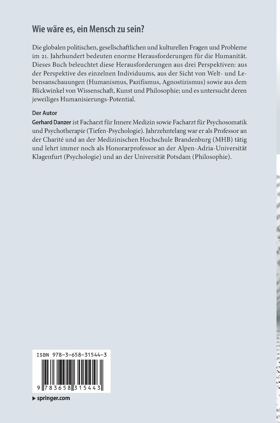 Rückseitencover Wie wäre es, ein Mensch zu sein?