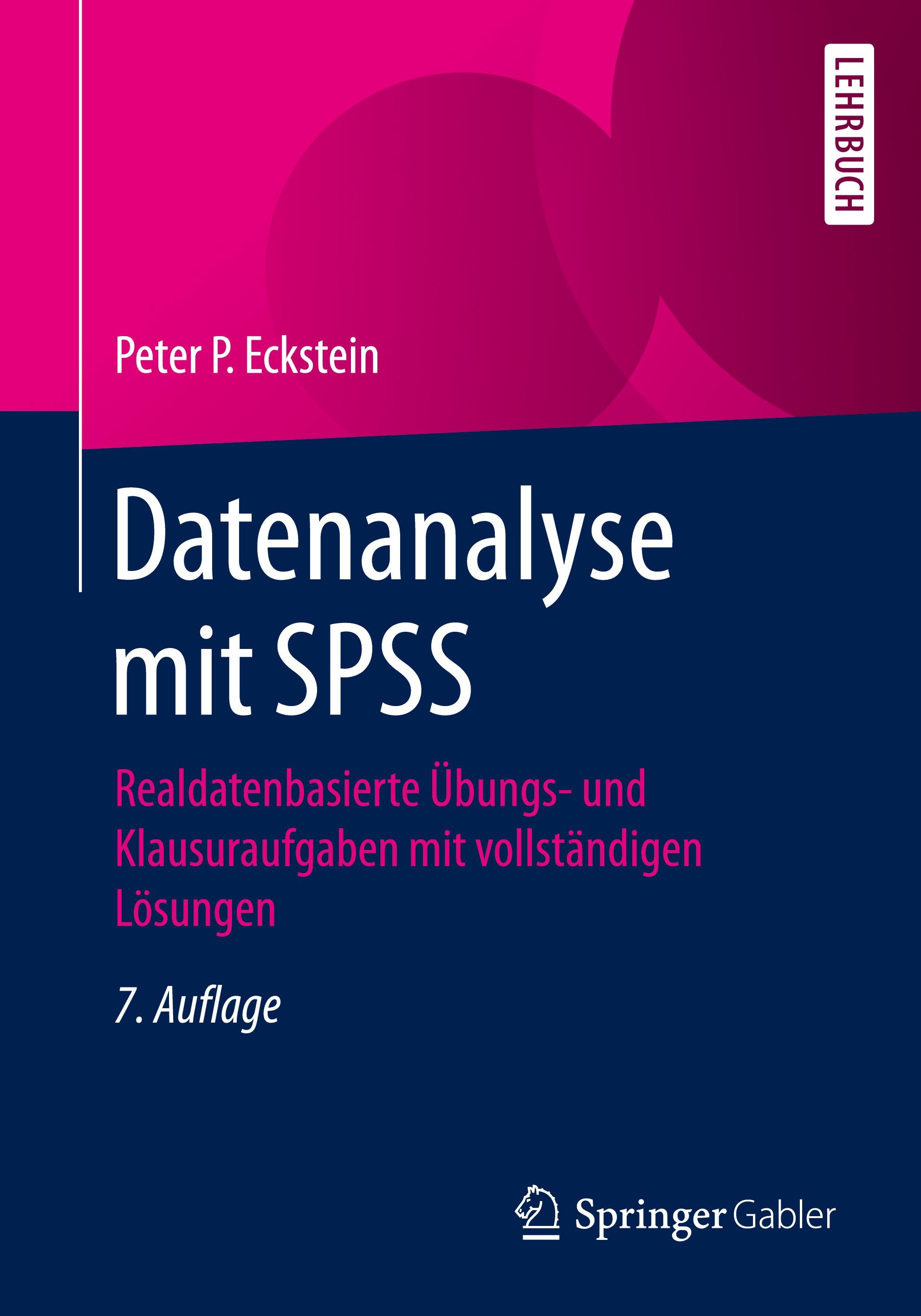 Vorderes Coverbild Datenanalyse mit SPSS