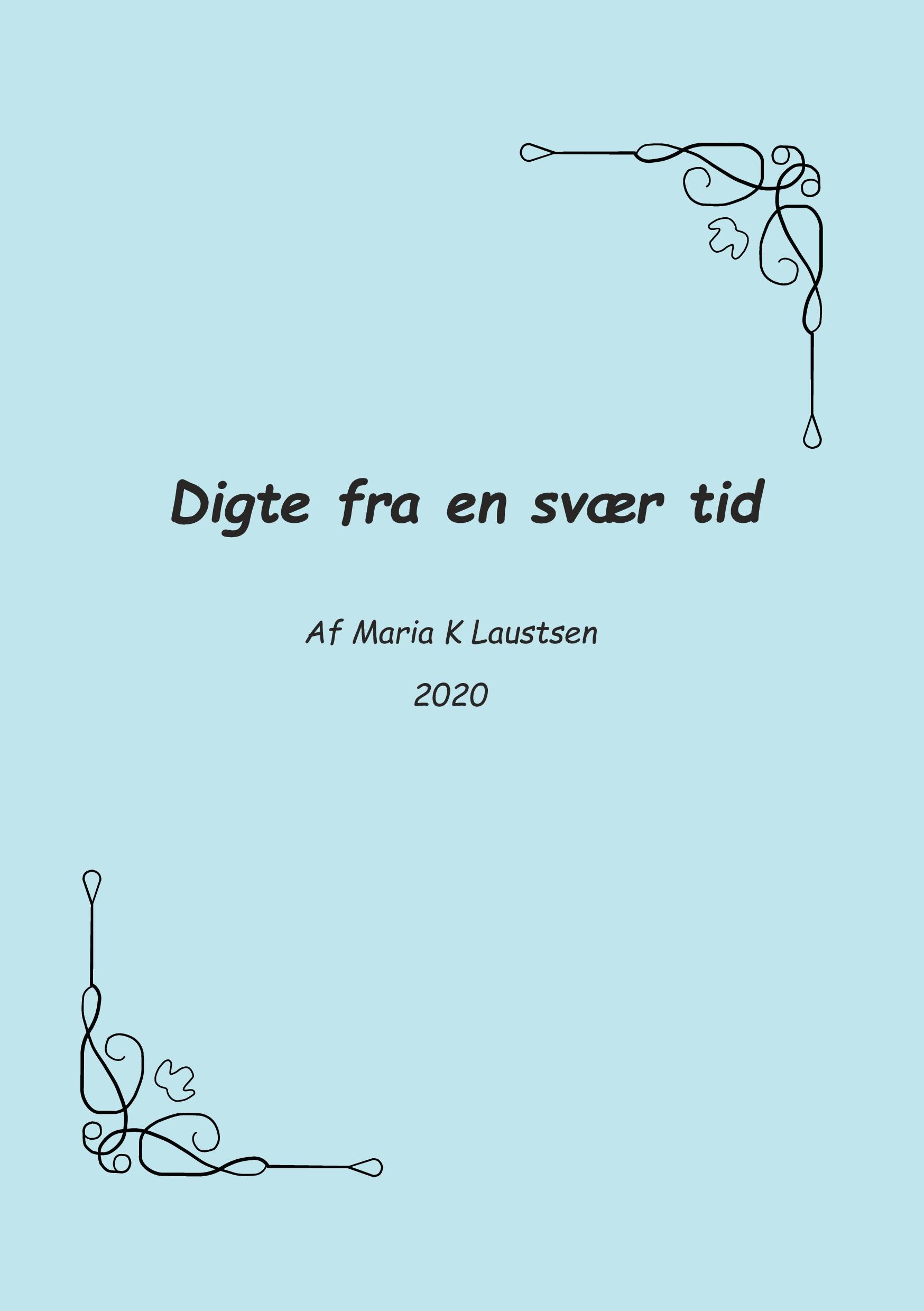 Vorderes Coverbild Digte fra en svær tid