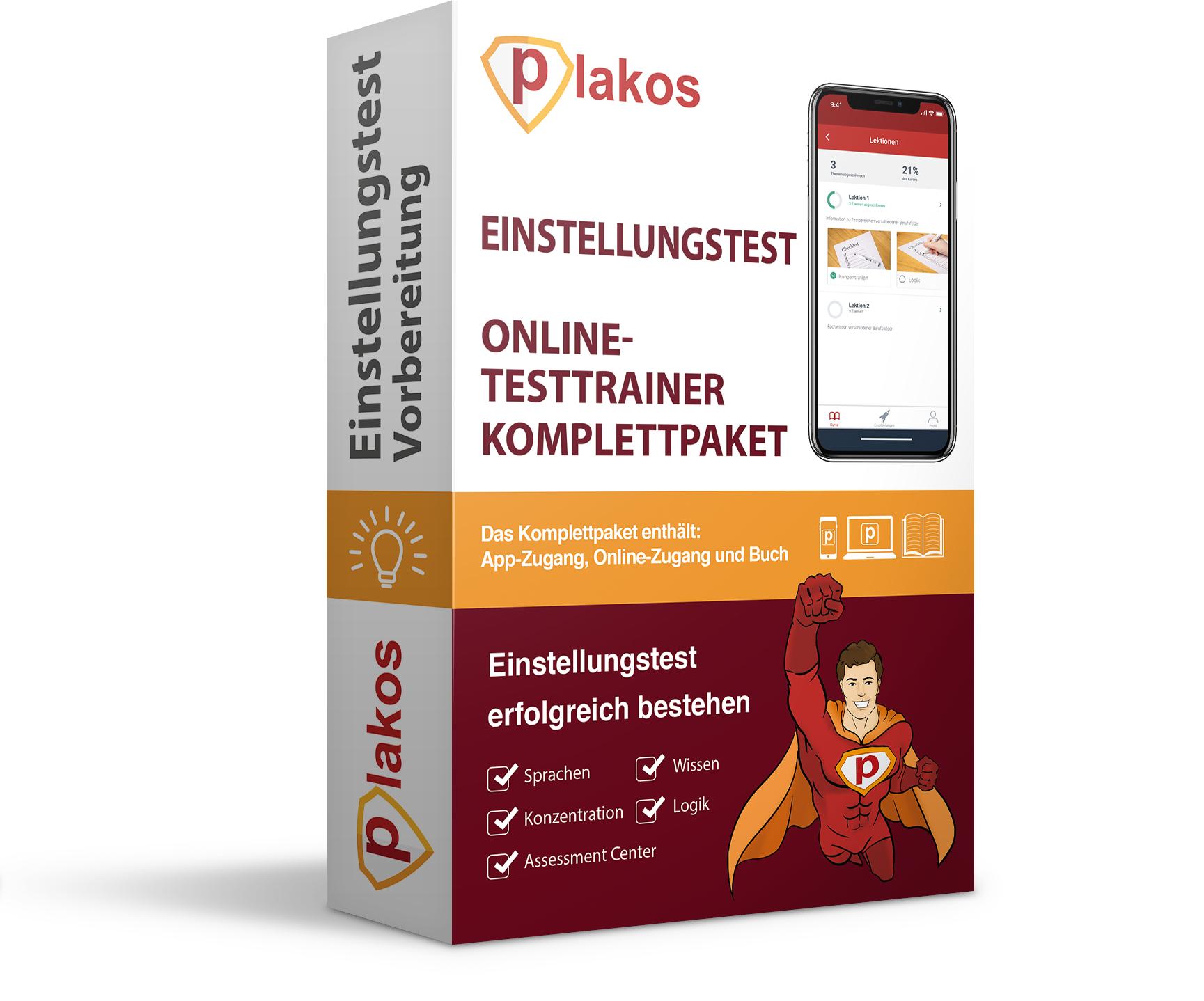 Vorderes Coverbild Geeignet für alle Berufe - Einstellungstest Komplettpaket