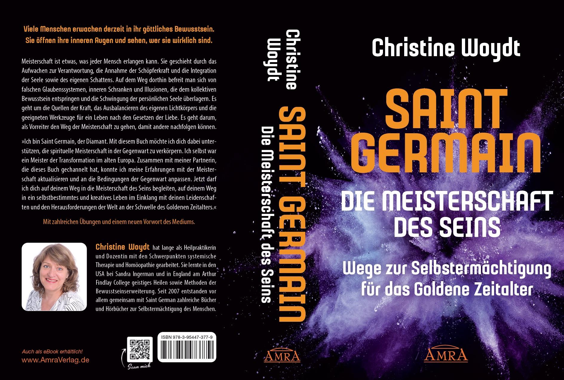Rückseitencover SAINT GERMAIN. Die Meisterschaft des Seins