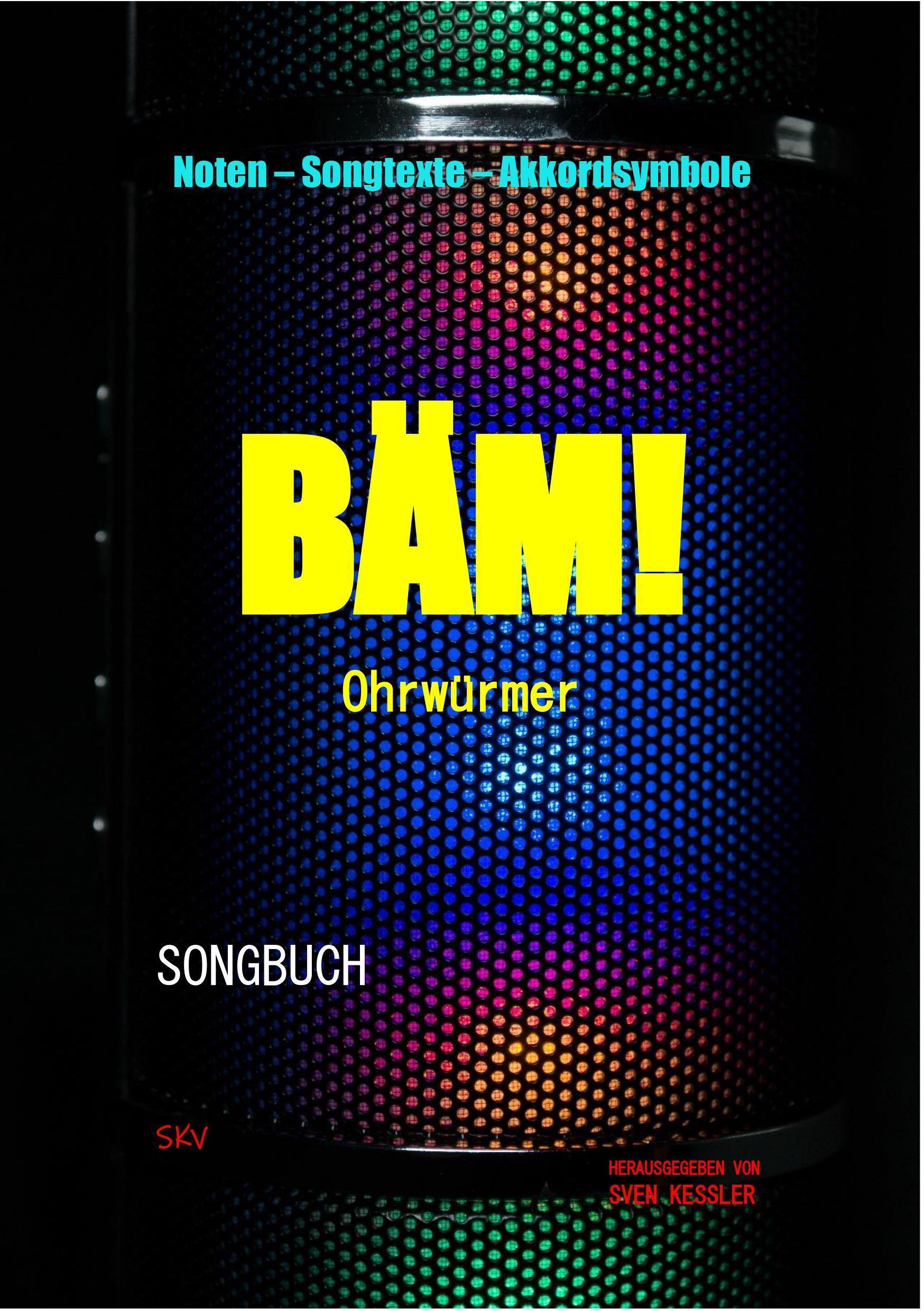 Vorderes Coverbild BÄM! Songbuch - Ohrwürmer