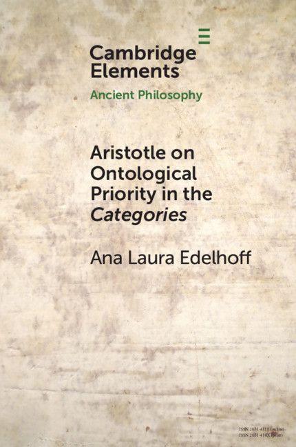 Vorderes Coverbild Aristotle on Ontological Priority in the Categories