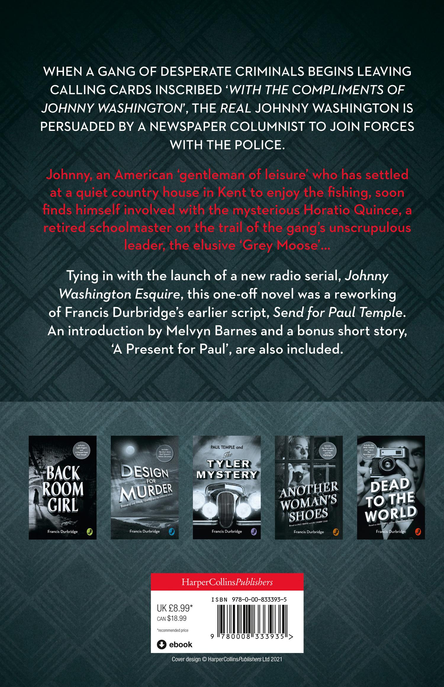 Rückseitencover Beware of Johnny Washington