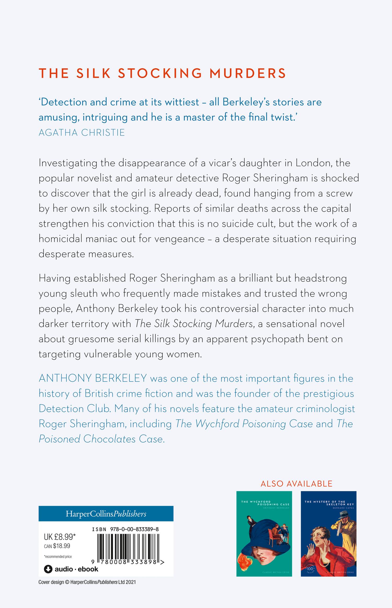 Rückseitencover The Silk Stocking Murders