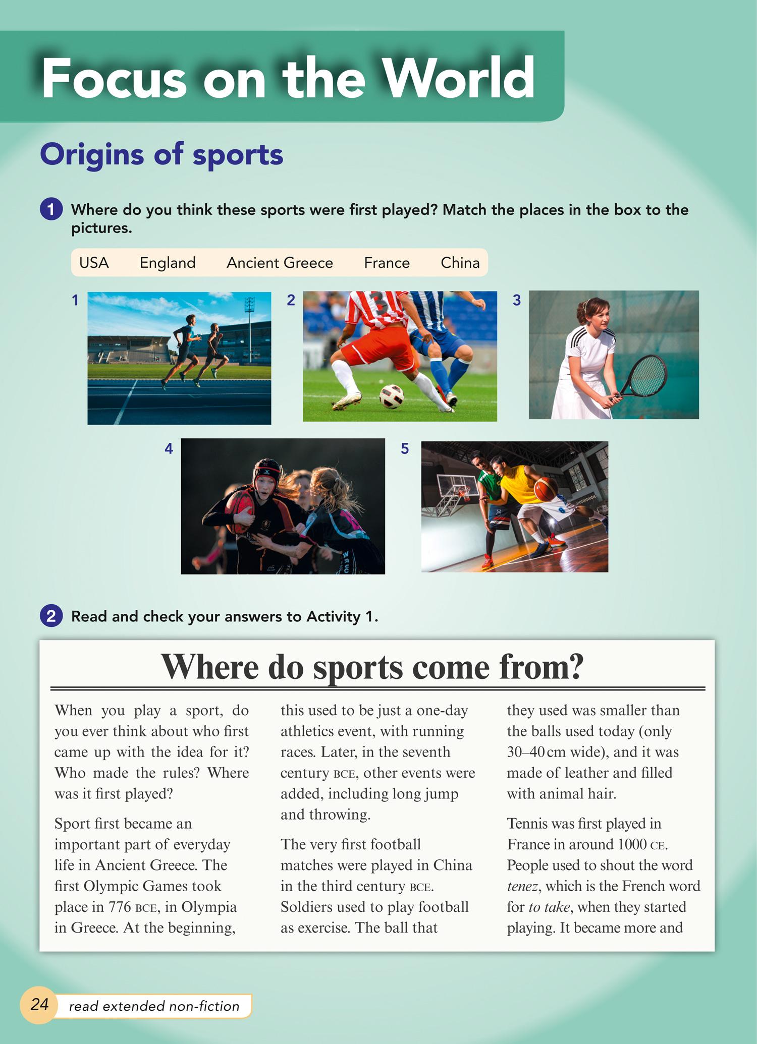 Beispielinhalt (Bild) Lower Secondary English as a Second Language Student's Book: Stage 8