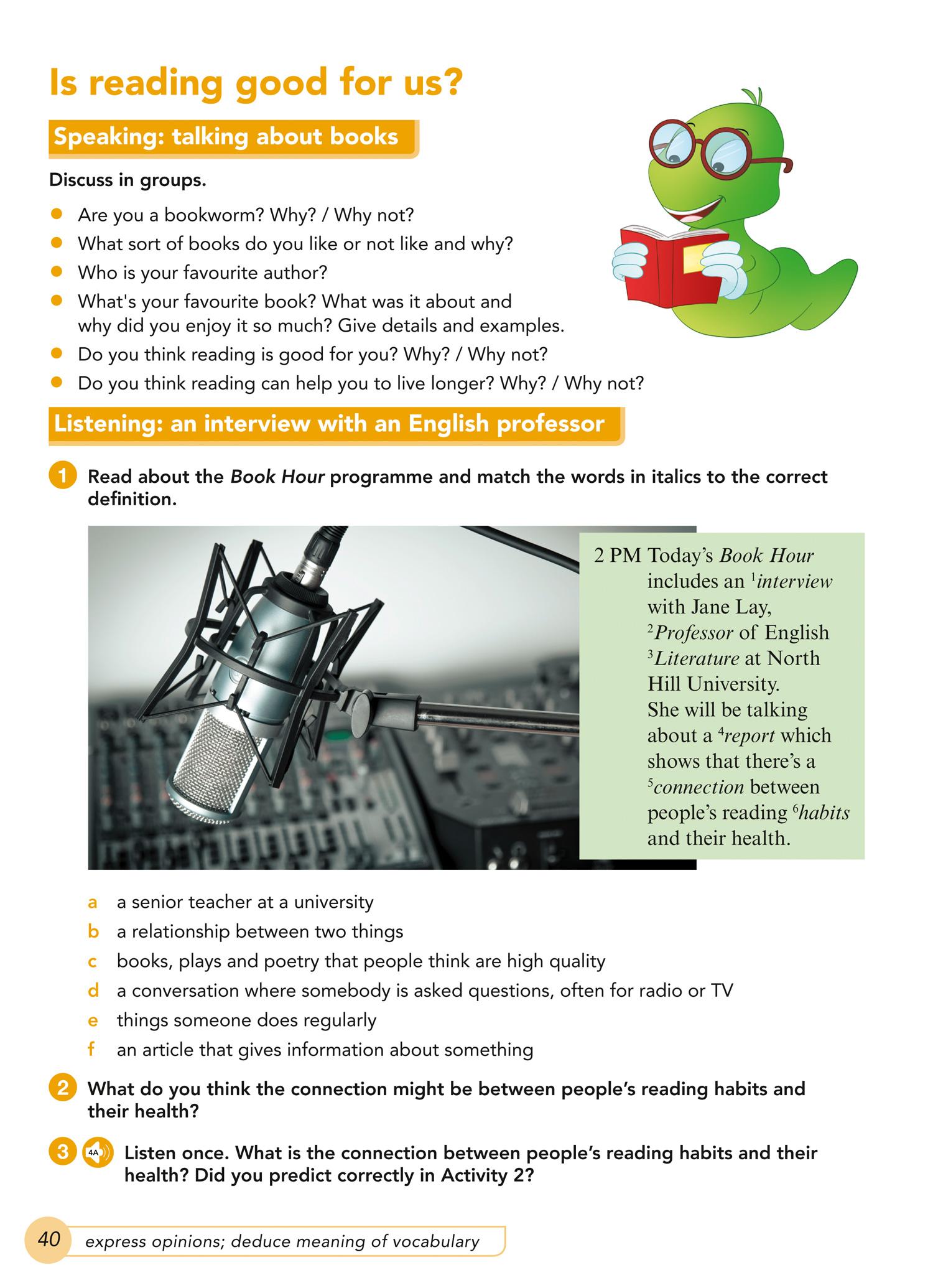 Beispielinhalt (Bild) Lower Secondary English as a Second Language Student's Book: Stage 8