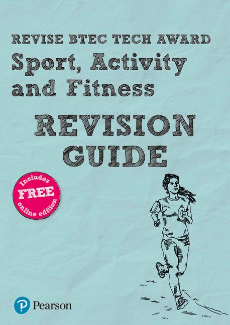 Vorderes Coverbild Pearson REVISE BTEC Tech Award Sport, Activity and Fitness Revision Guide inc online edition - pre-2022 edition