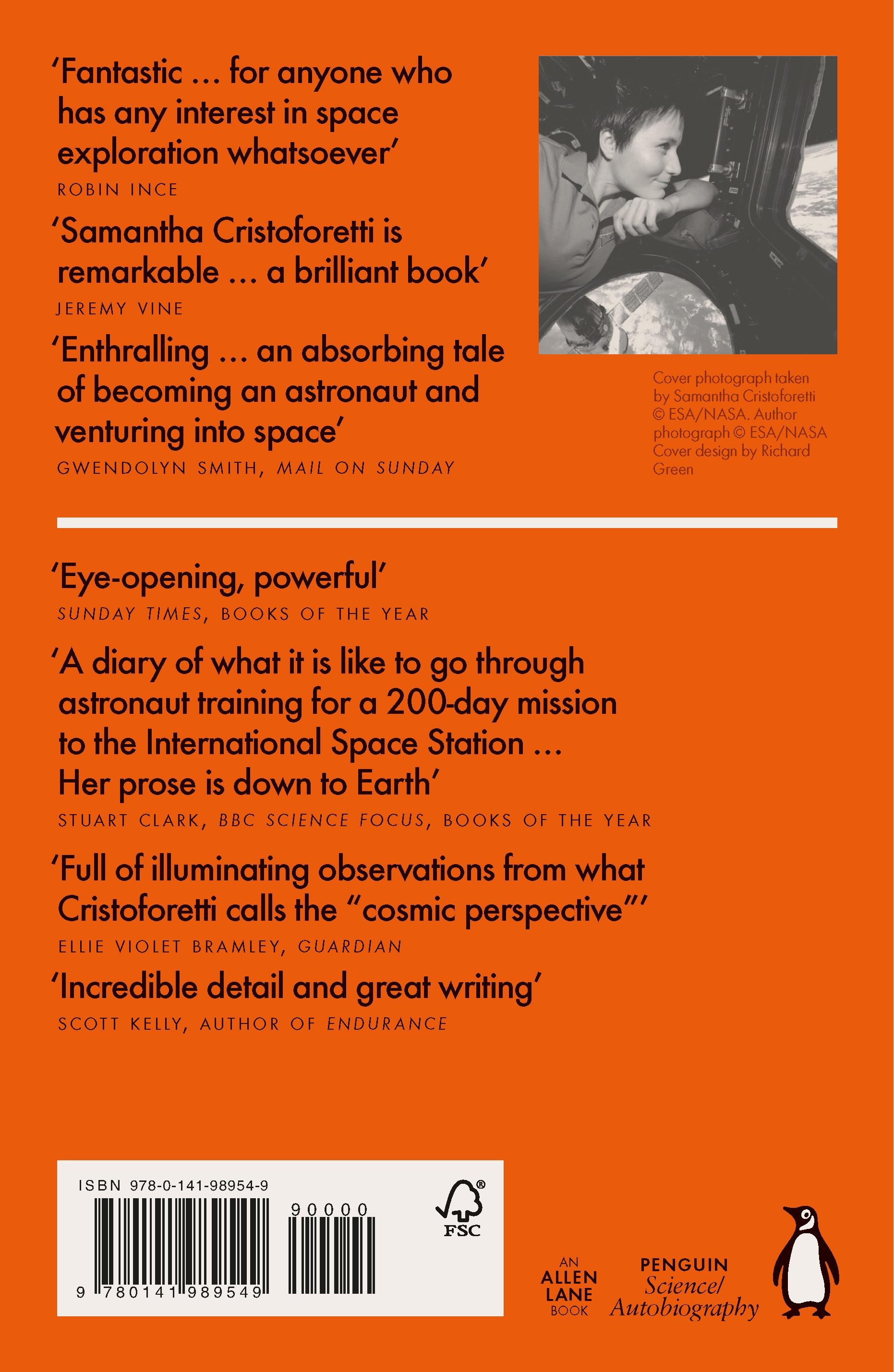 Rückseitencover Diary of an Apprentice Astronaut