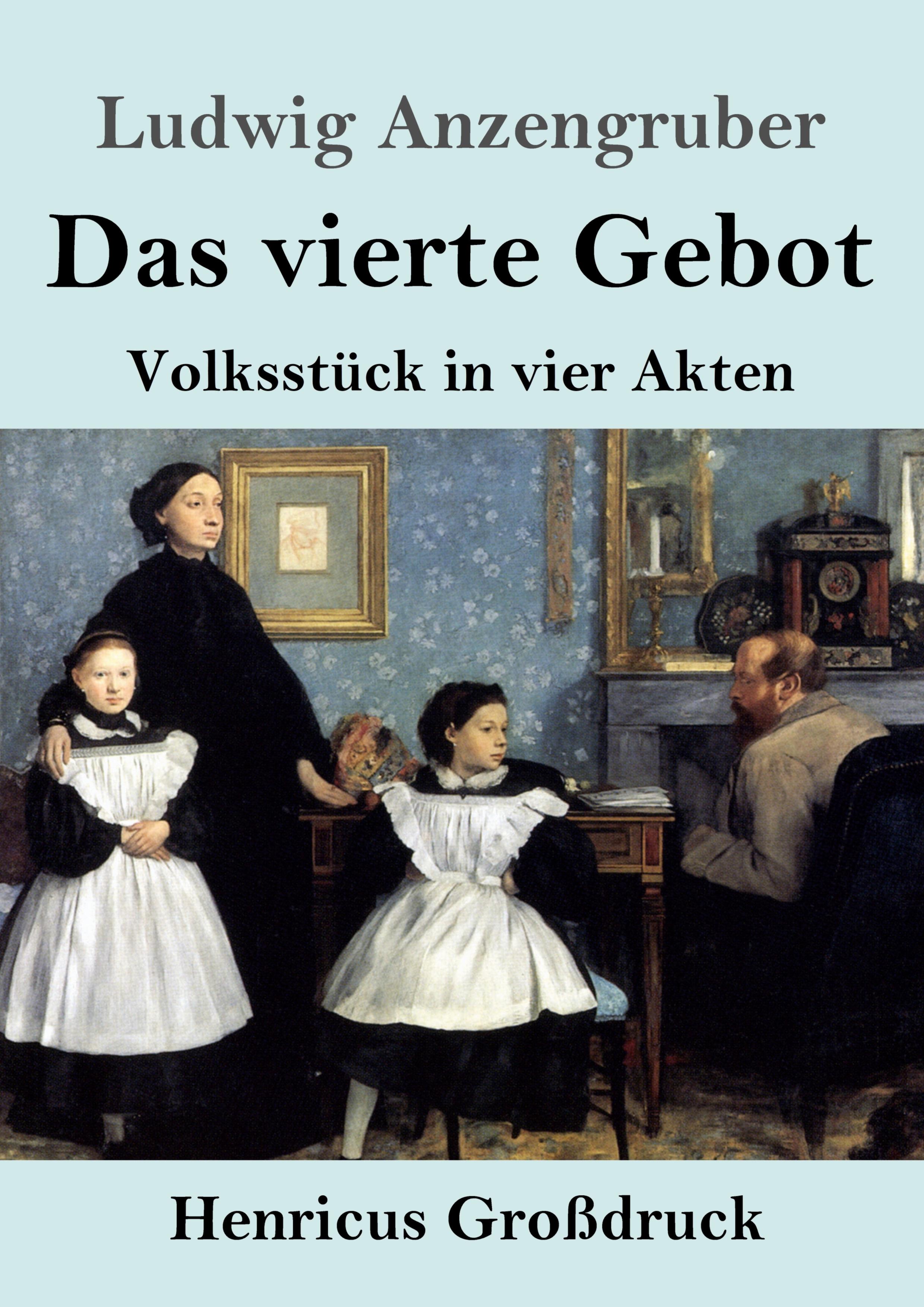 Vorderes Coverbild Das vierte Gebot (Großdruck)