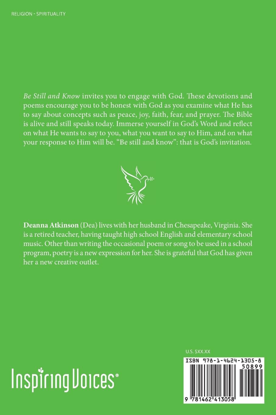 Rückseitencover Be Still and Know