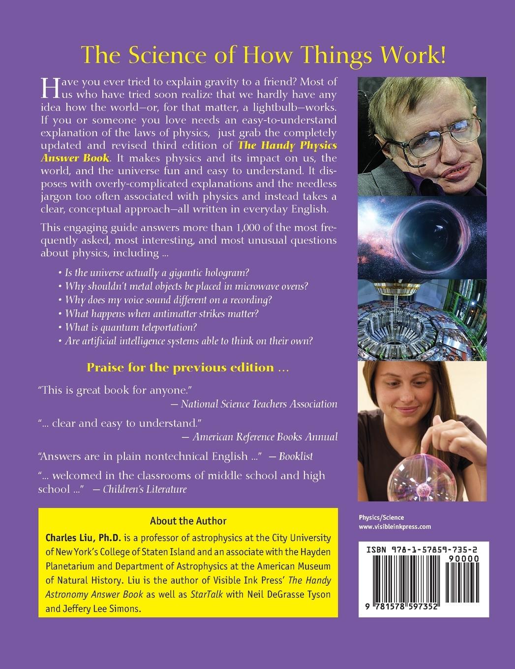Rückseitencover The Handy Physics Answer Book