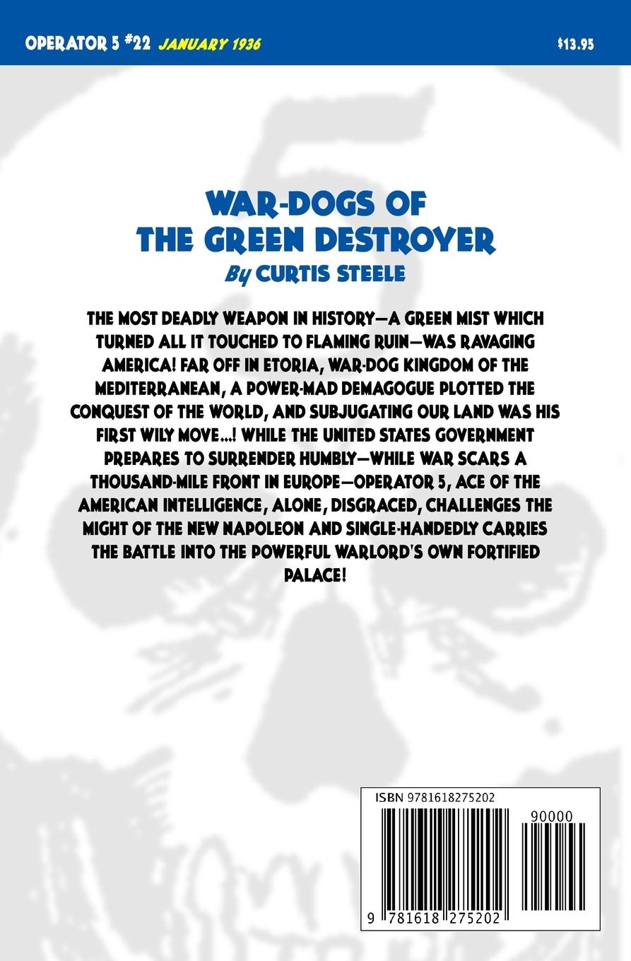 Rückseitencover Operator 5 #22: War-Dogs of the Green Destroyer
