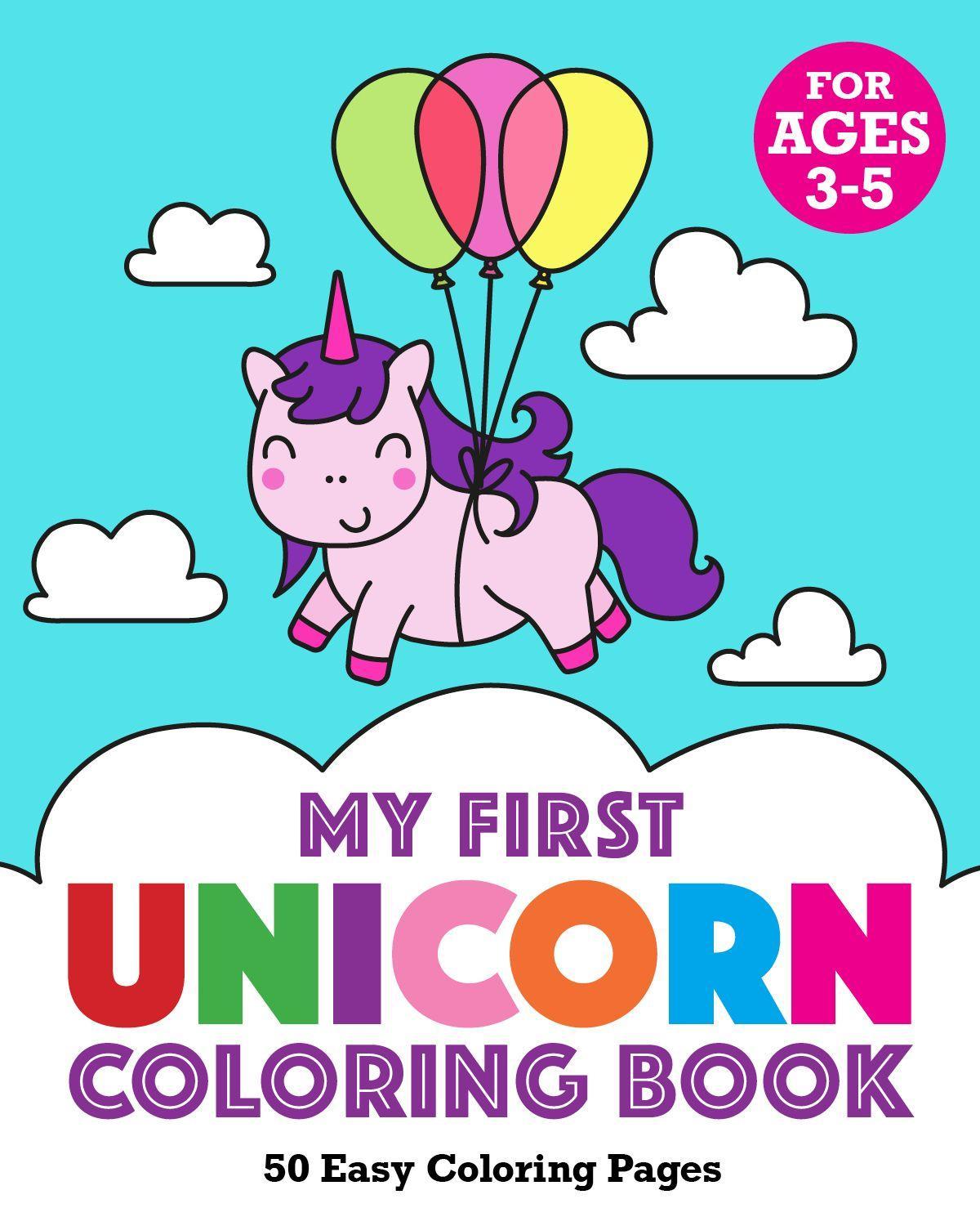 Vorderes Coverbild My First Unicorn Coloring Book
