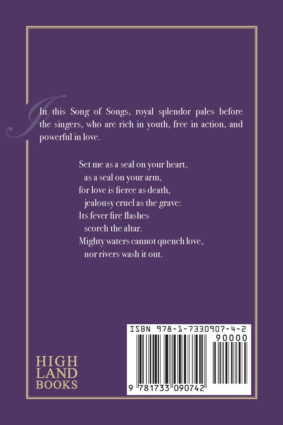 Rückseitencover Song of the Songs of Solomon