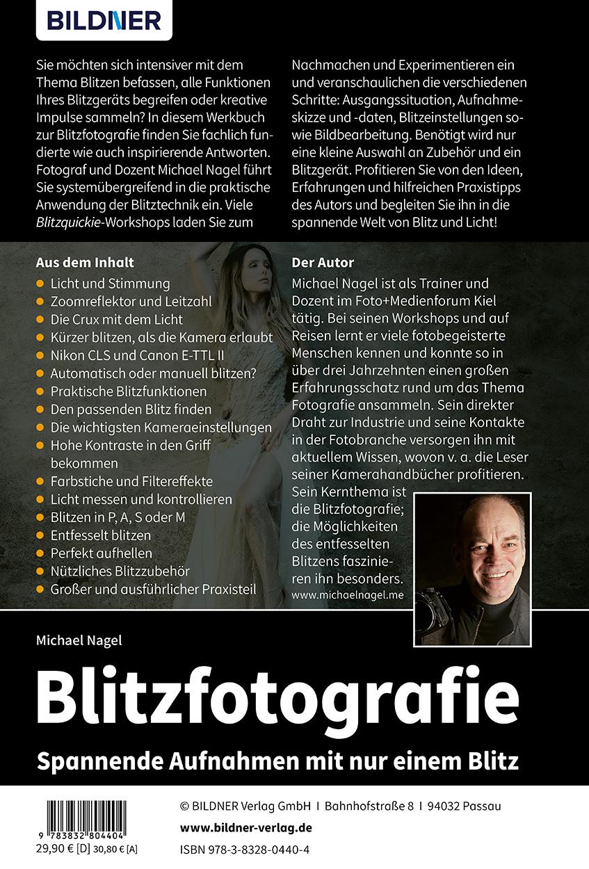 Rückseitencover Blitzfotografie