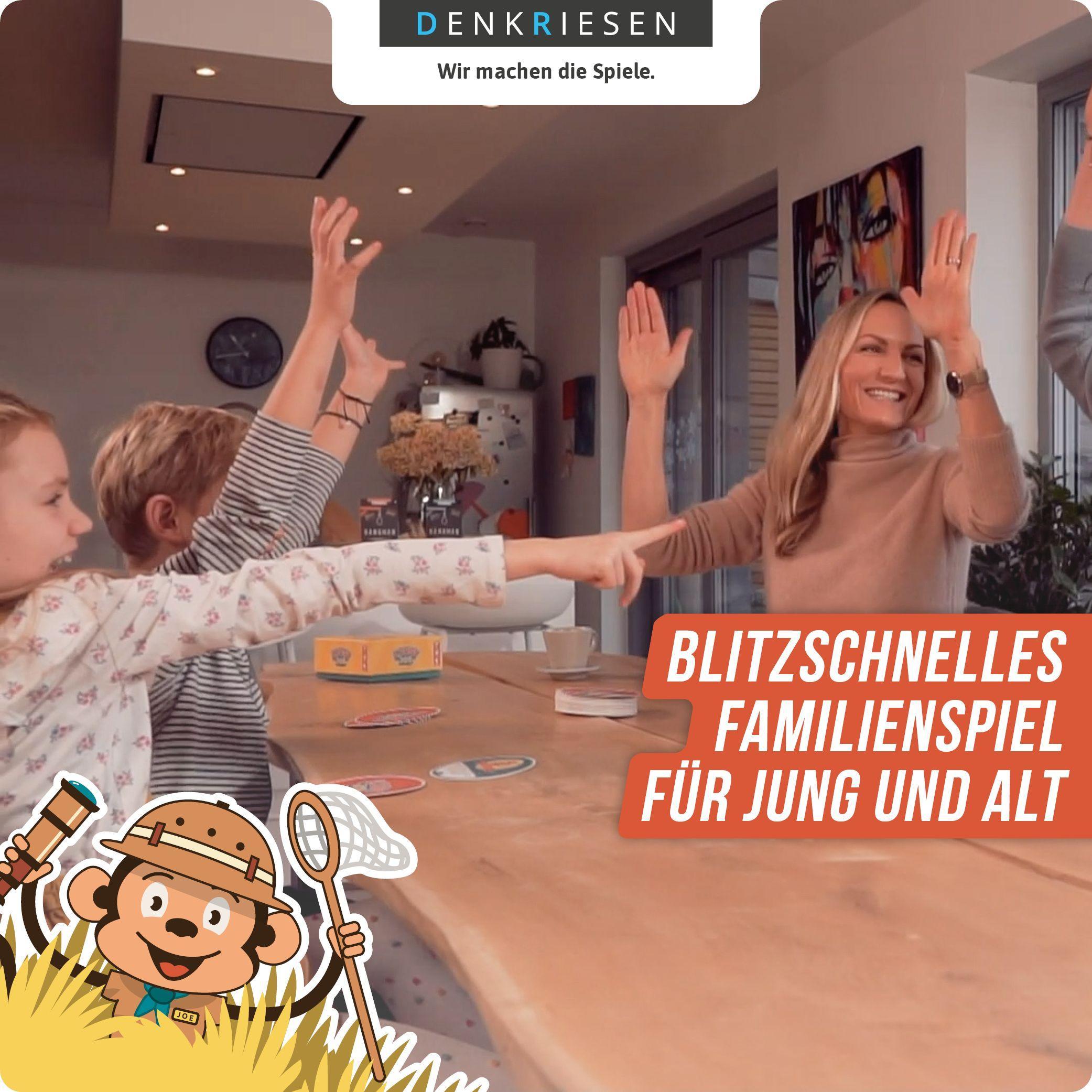 Beispielinhalt (Bild) LOONY JOE - Das affenstarke Reaktionsspiel für jung und alt