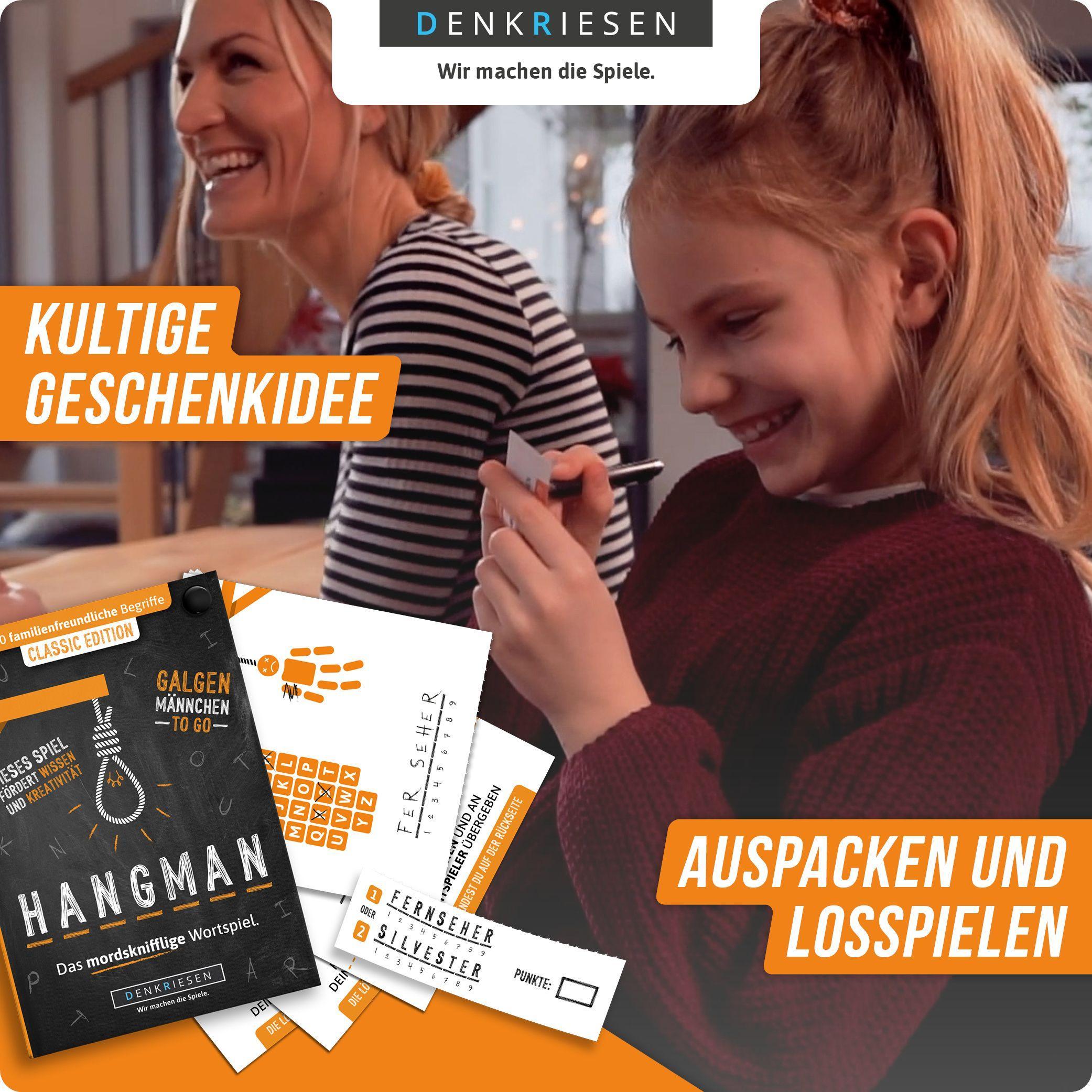 Beispielinhalt (Bild) HANGMAN - CLASSIC EDITION - "Galgenmännchen TO GO"