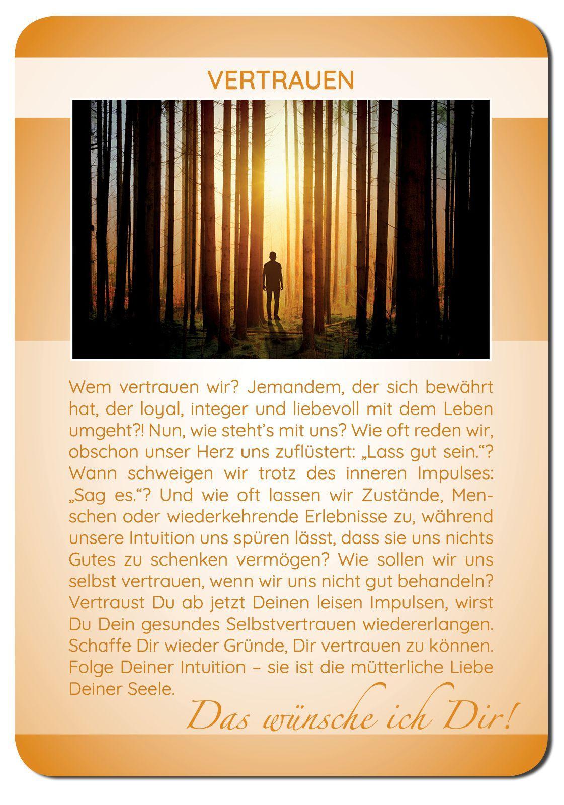 Beispielinhalt (Bild) 62 Gute Wünsche Karten | Das wünsche ich Dir | Achtsamkeitskarten | Orakelkarten | Impulskarten | Geschenkidee