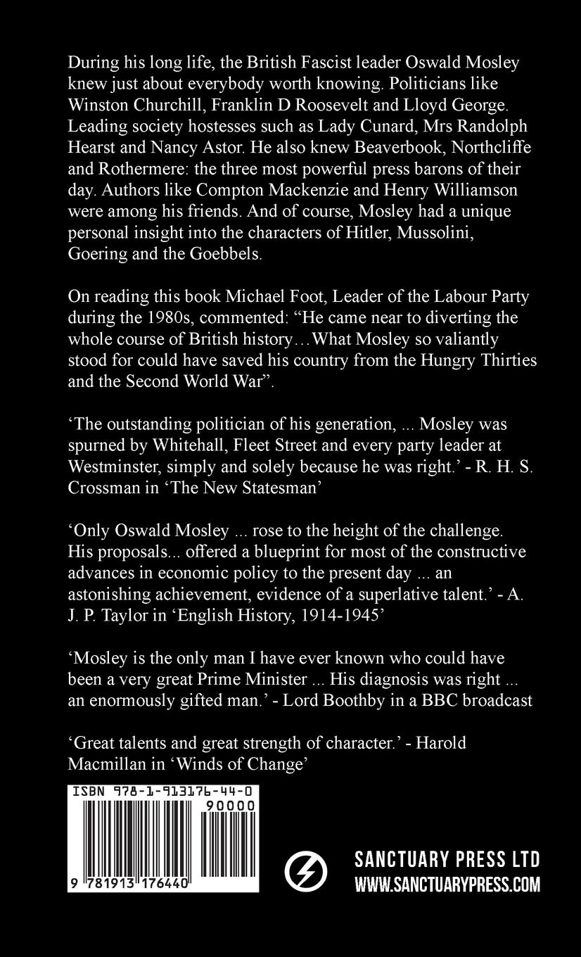 Rückseitencover My Life - Oswald Mosley