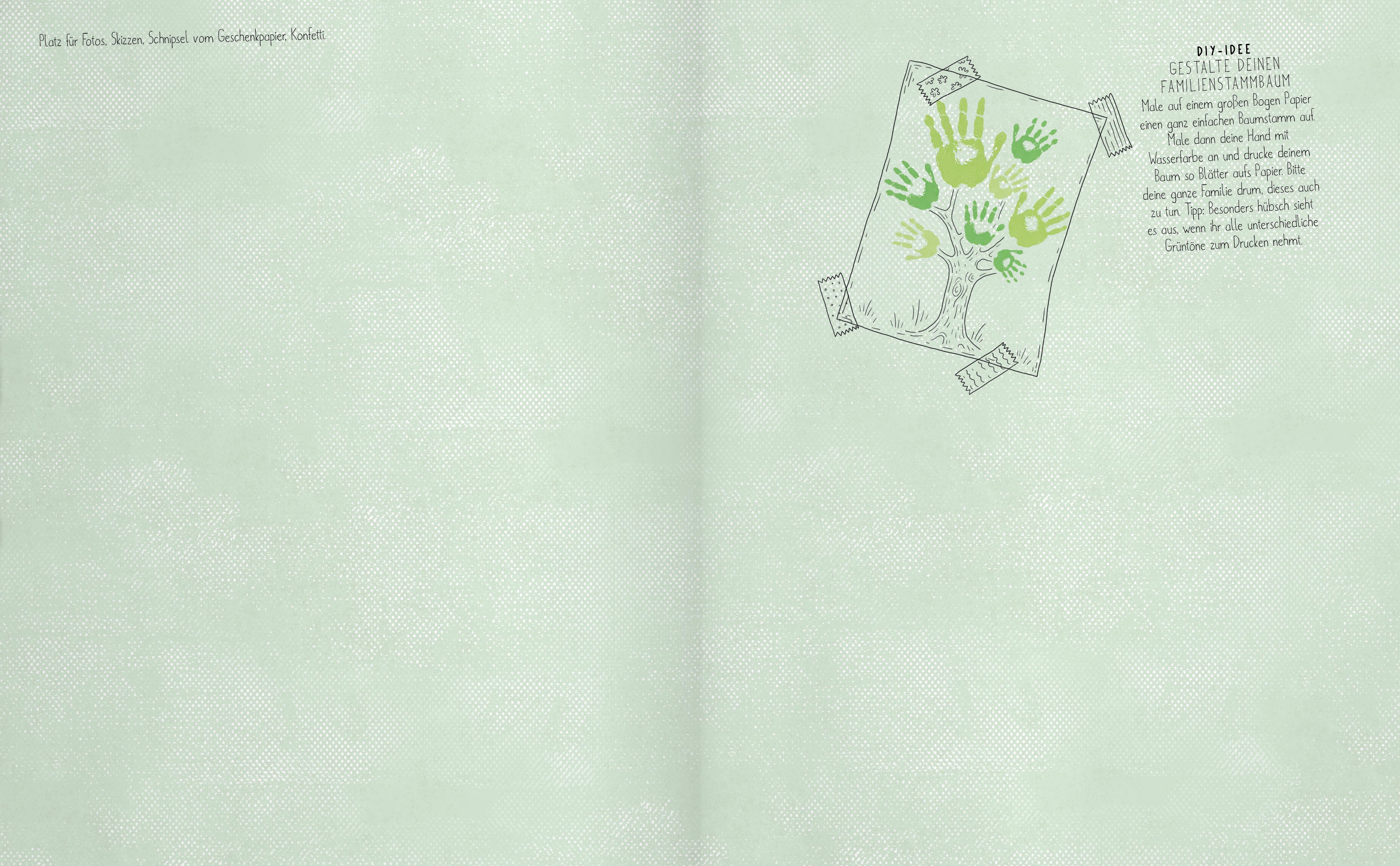 Beispielinhalt (Bild) Hipp, hipp, hurra! MEIN GEBURTSTAGSBUCH