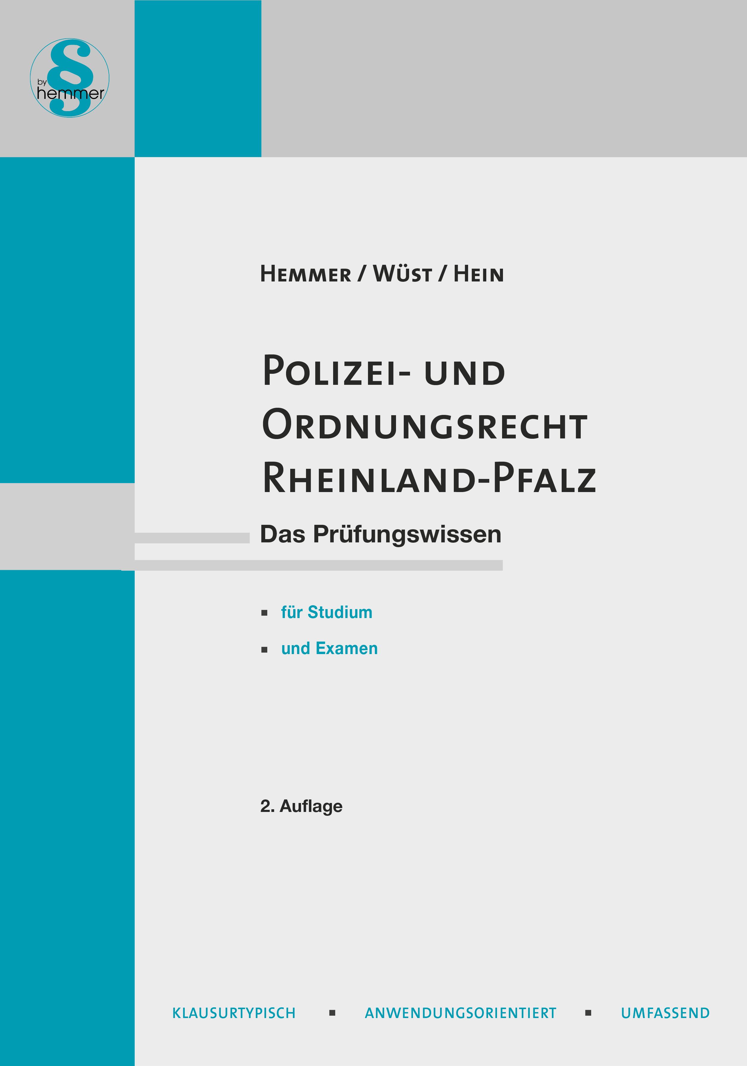 Vorderes Coverbild Polizei- und Ordnungsrecht Rheinland-Pfalz
