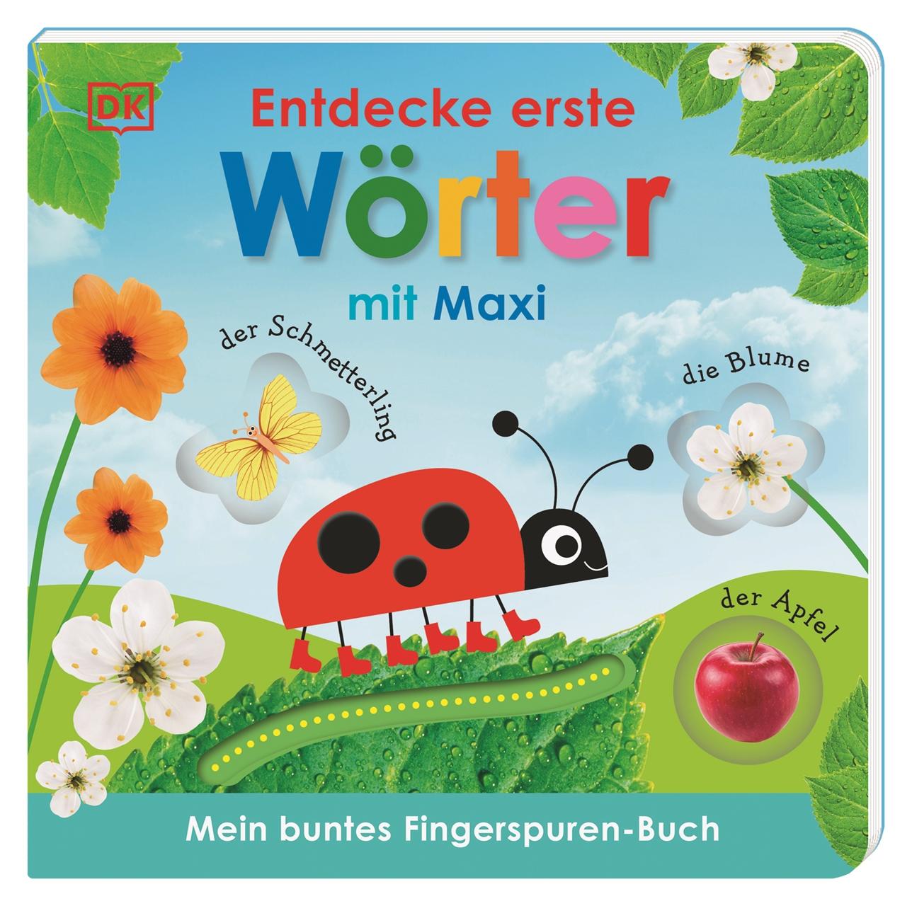 Vorderes Coverbild Mein buntes Fingerspuren-Buch. Entdecke erste Wörter mit Maxi
