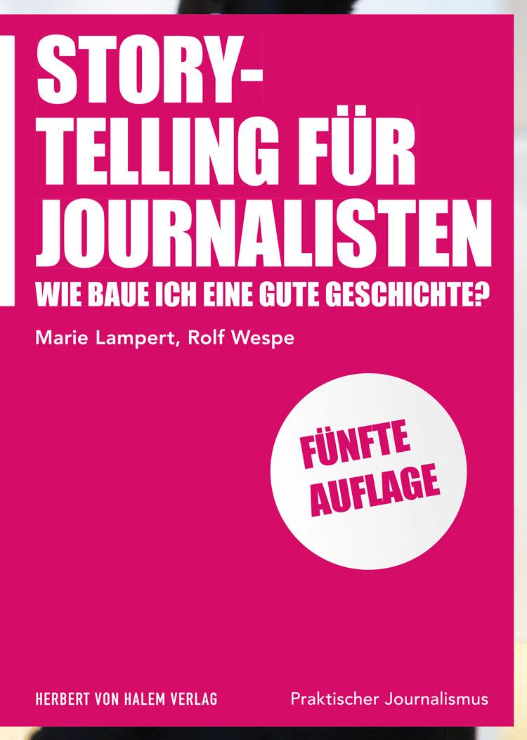 Vorderes Coverbild Storytelling für Journalisten