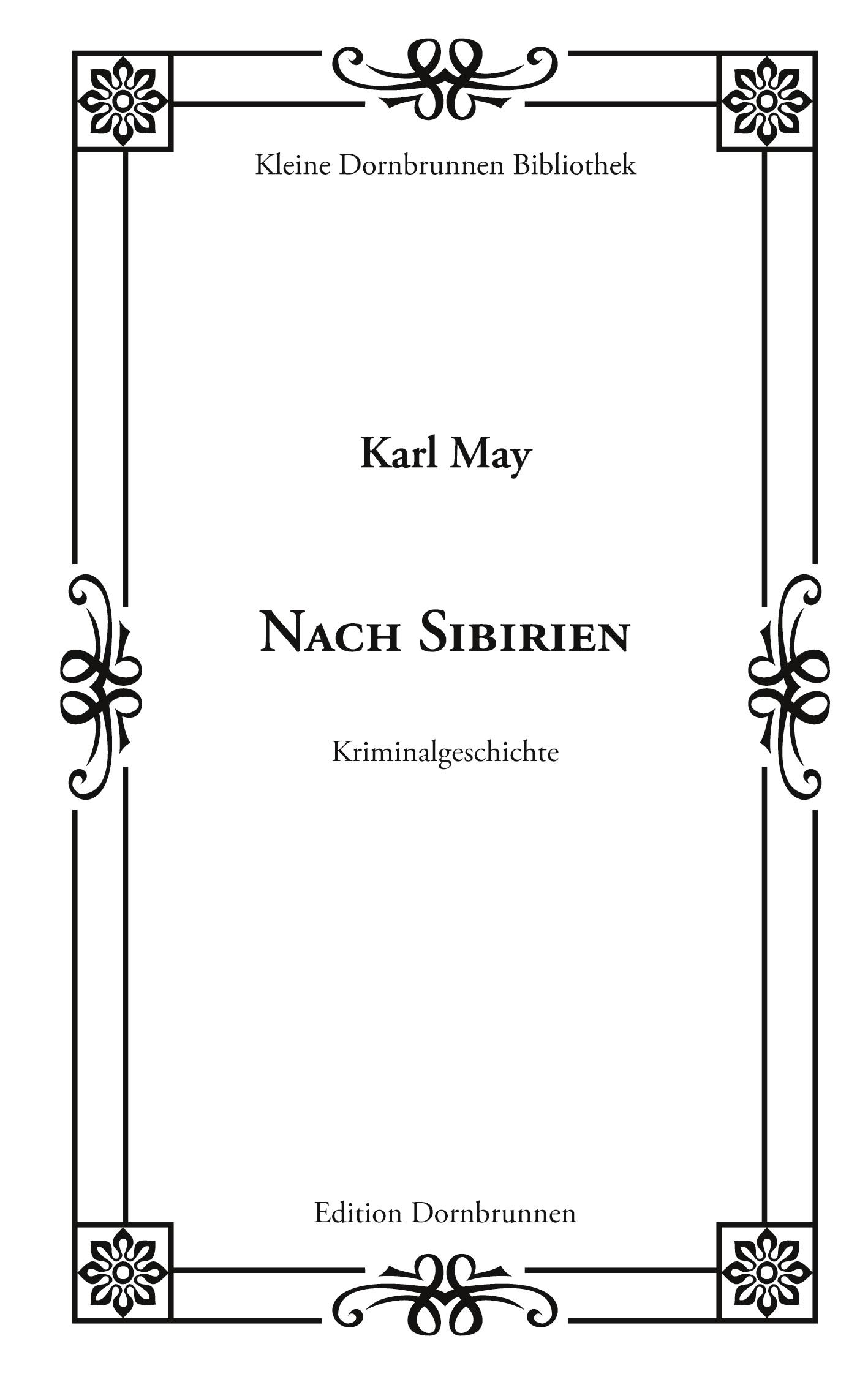 Vorderes Coverbild Nach Sibirien