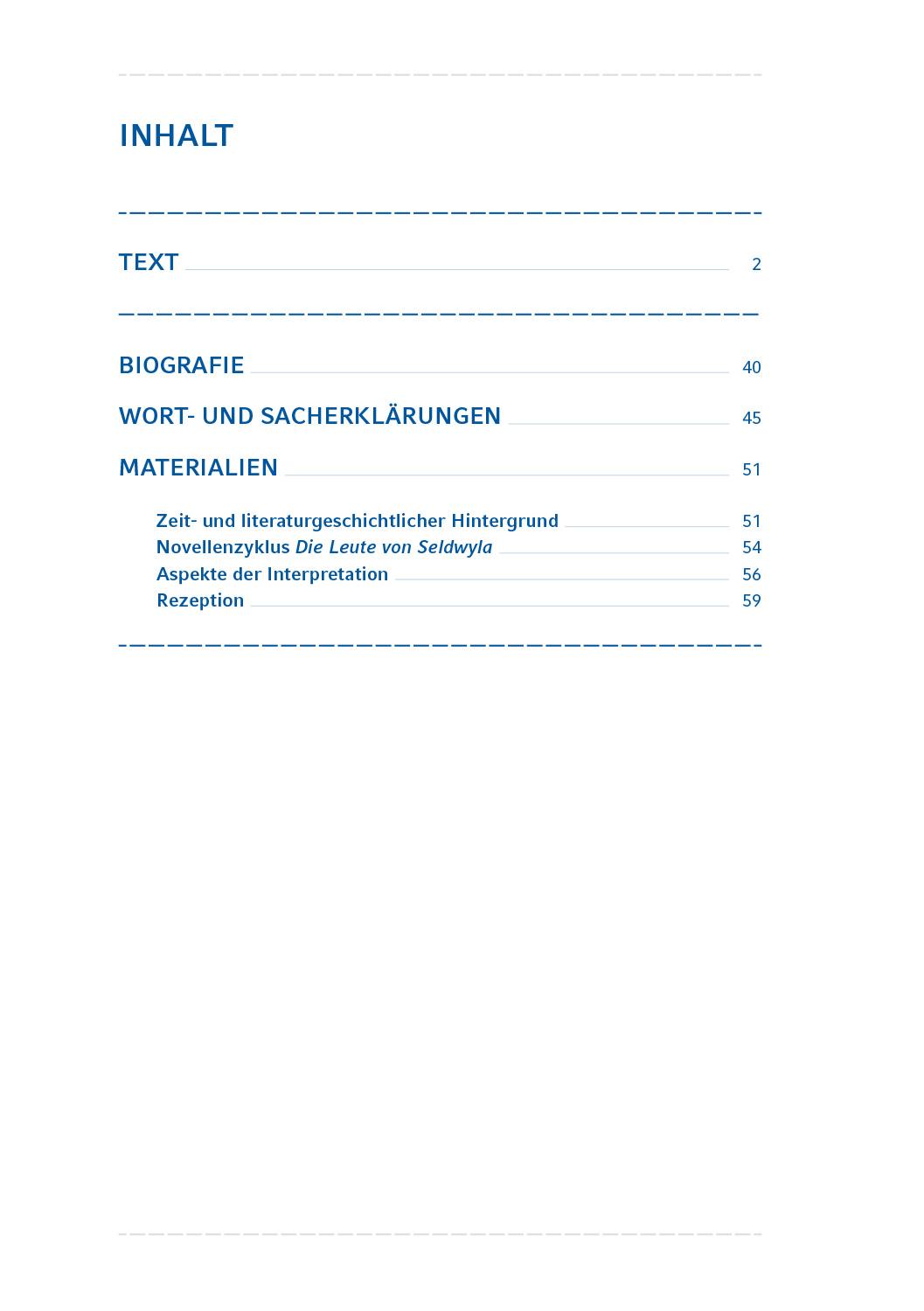 Beispielinhalt (Bild) Kleider machen Leute