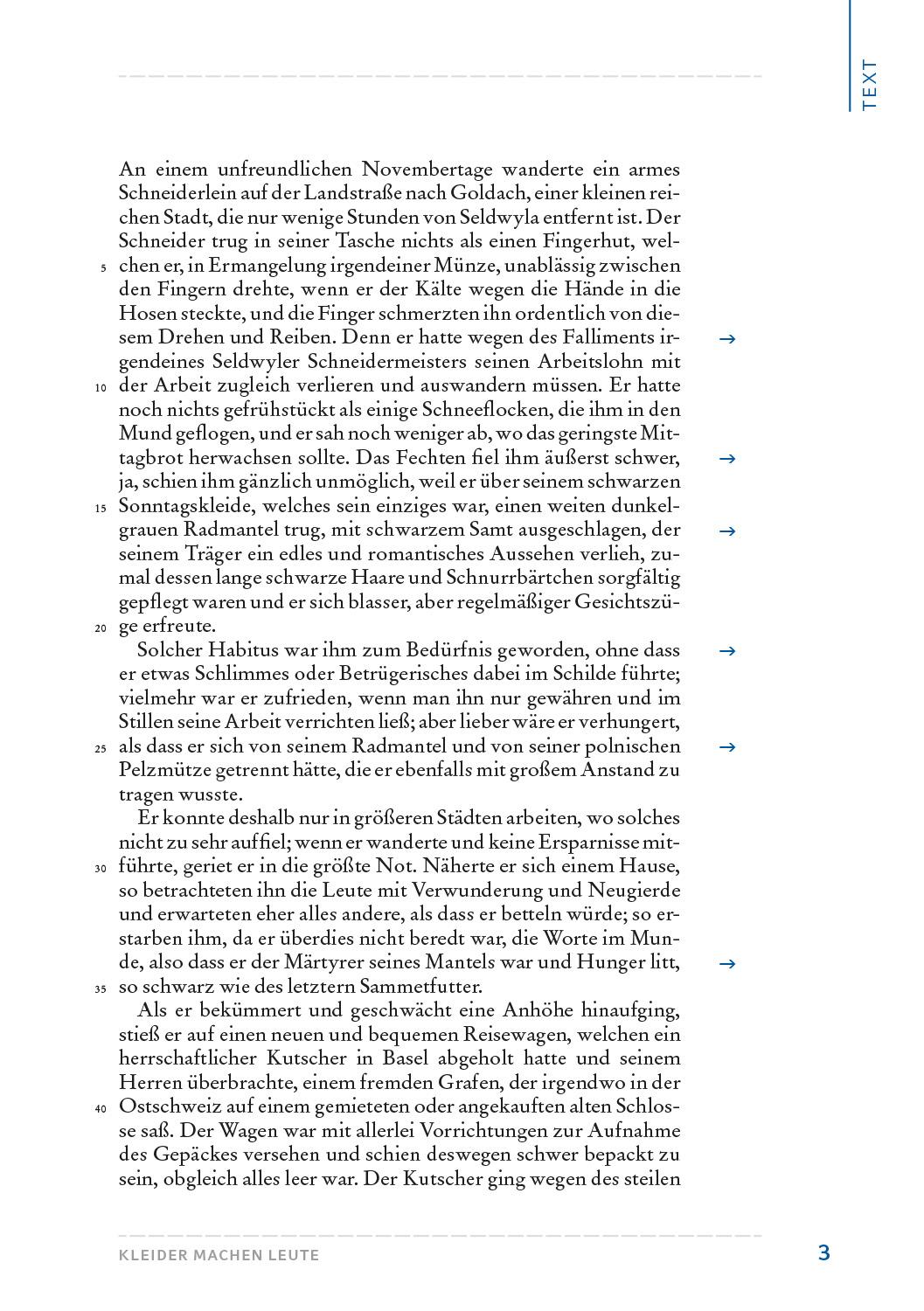 Beispielinhalt (Bild) Kleider machen Leute