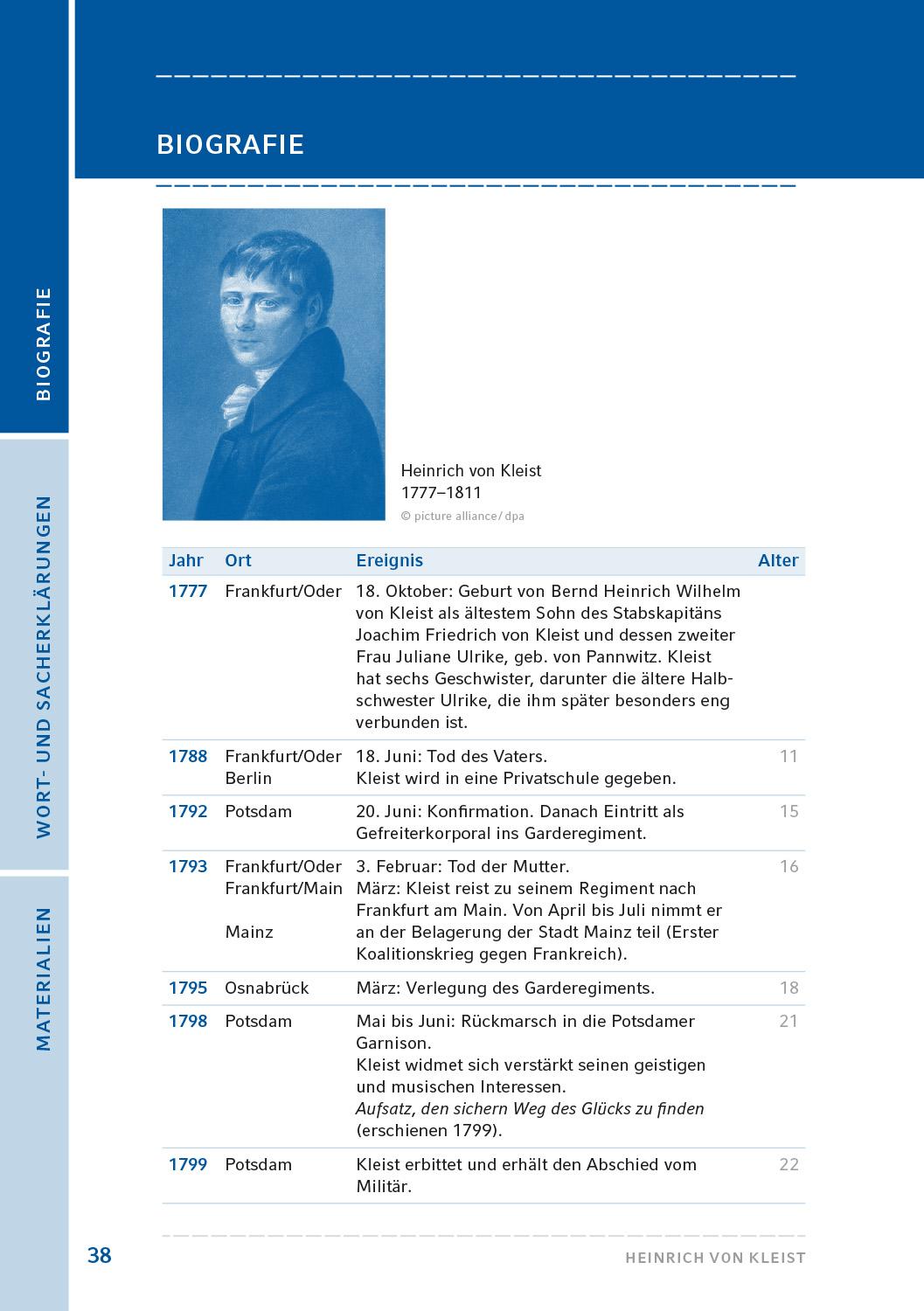 Beispielinhalt (Bild) Die Marquise von O...