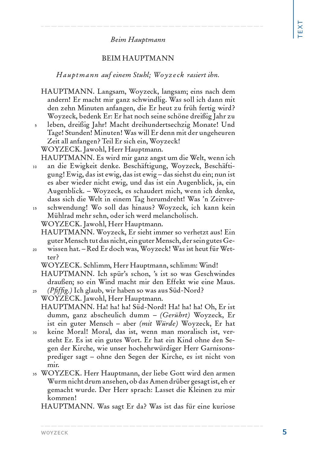 Beispielinhalt (Bild) Woyzeck