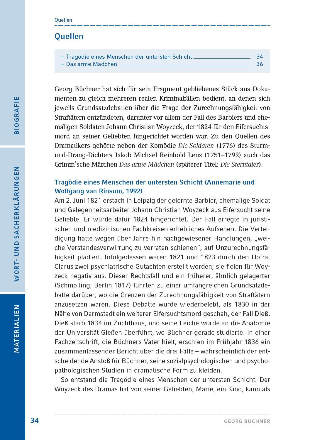 Beispielinhalt (Bild) Woyzeck